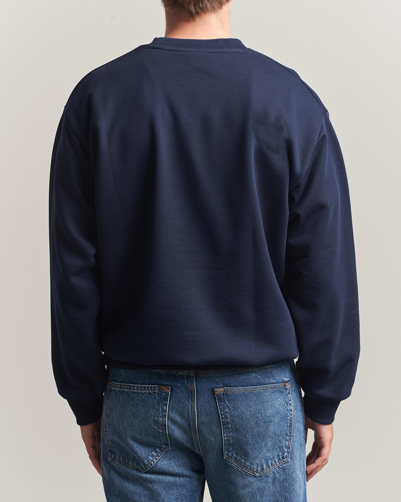 Mies | Puserot | Lacoste | Crew Neck Sweatshirt Navy Blue