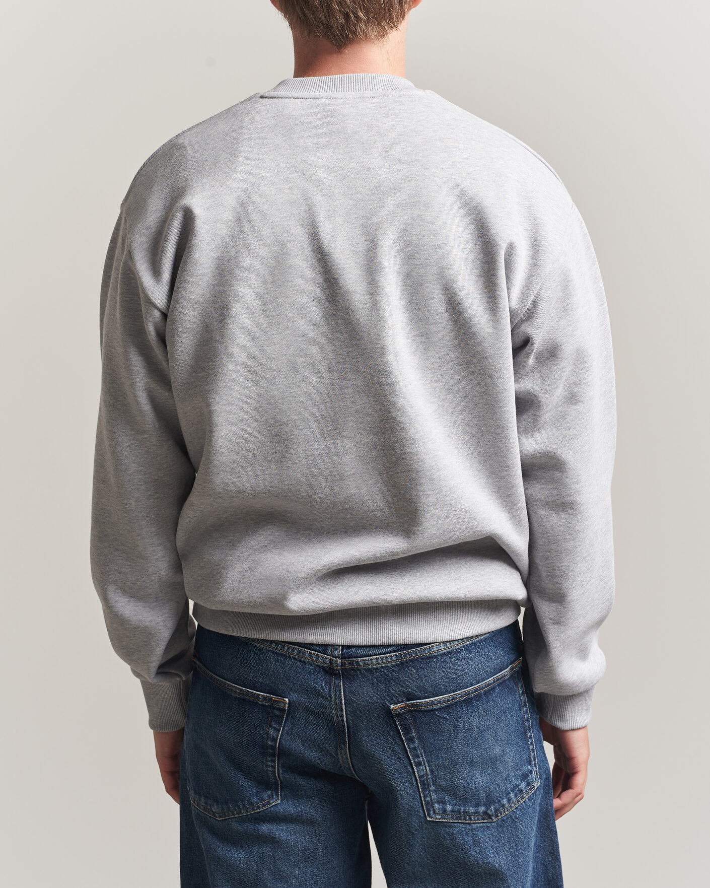 Mies | Puserot | Lacoste | Crew Neck Sweatshirt Silver Chine