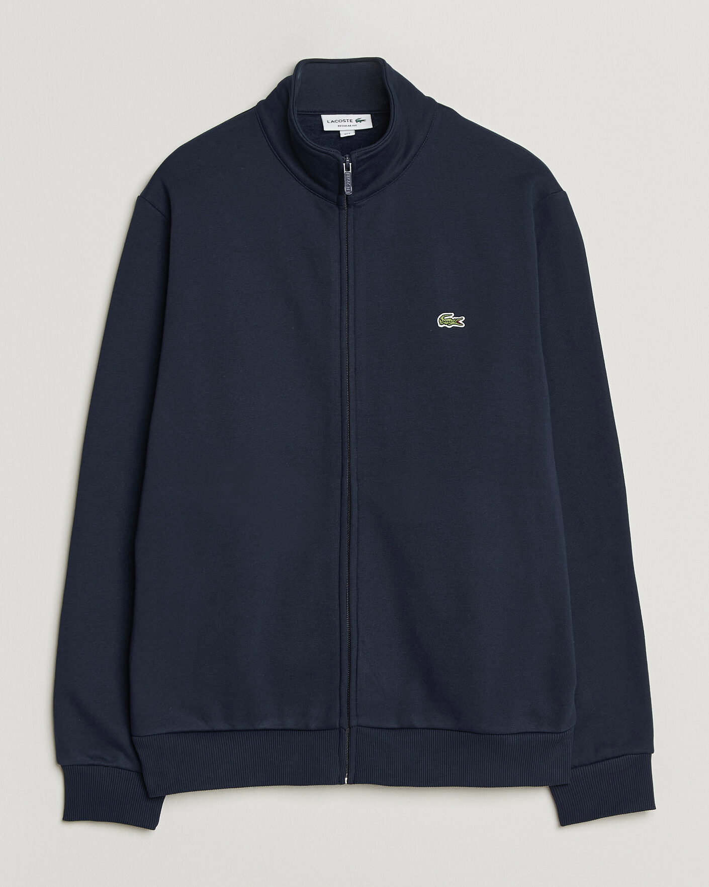 Mies | Puserot | Lacoste | Full Zip Sweater Navy Blue