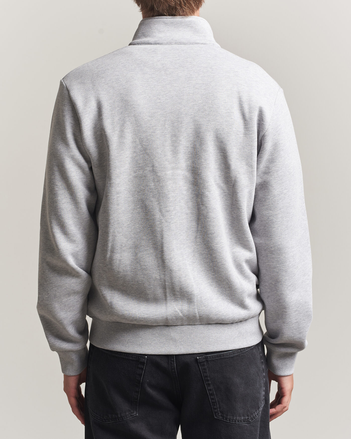 Mies | Puserot | Lacoste | Full Zip Sweater Silver Chine