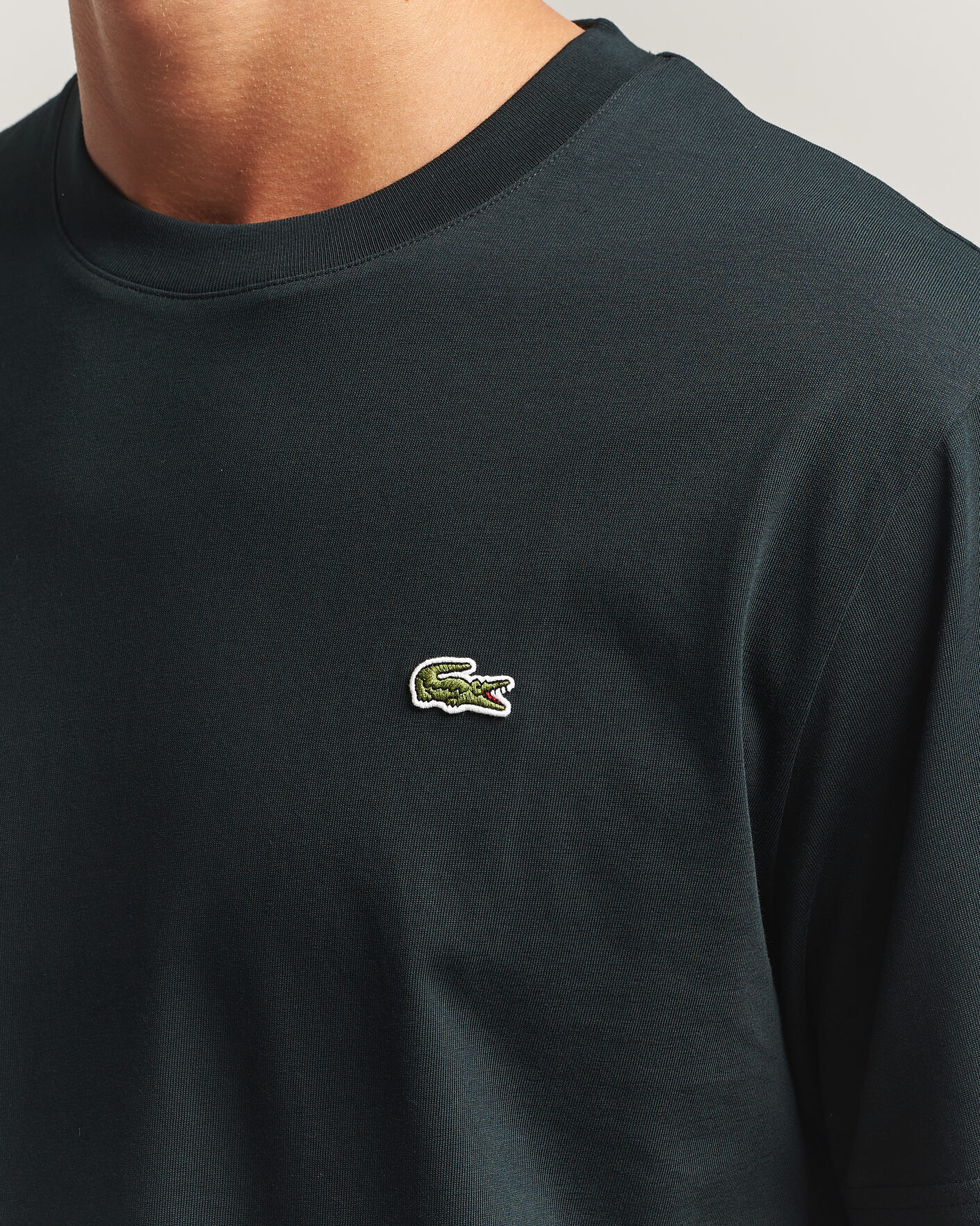 Mies | T-paidat | Lacoste | Crew Neck T-Shirt Dark Varech