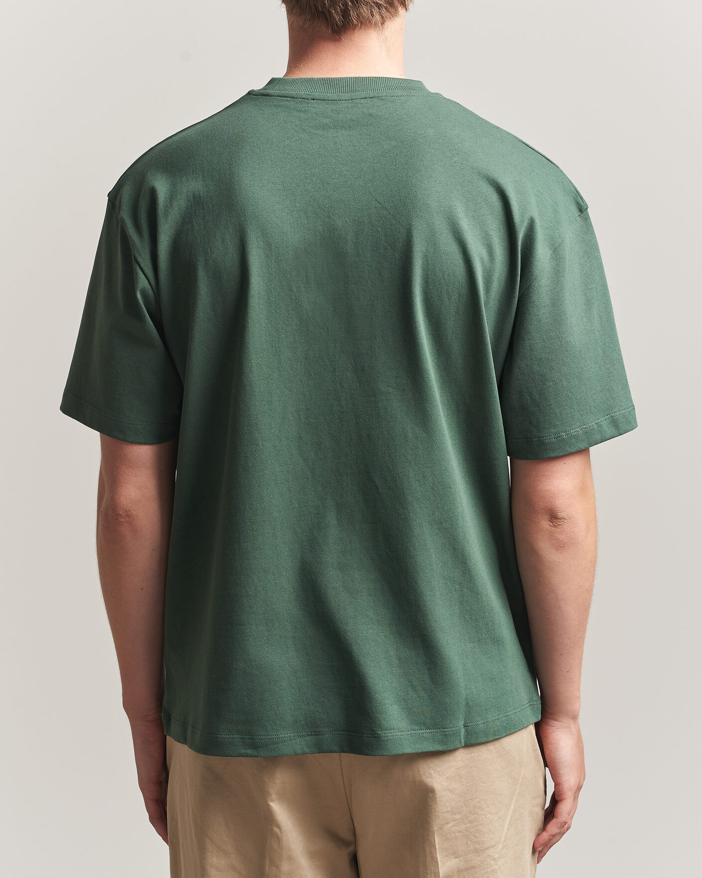 Mies | T-paidat | Palmes | Logo T-Shirt Dark Green