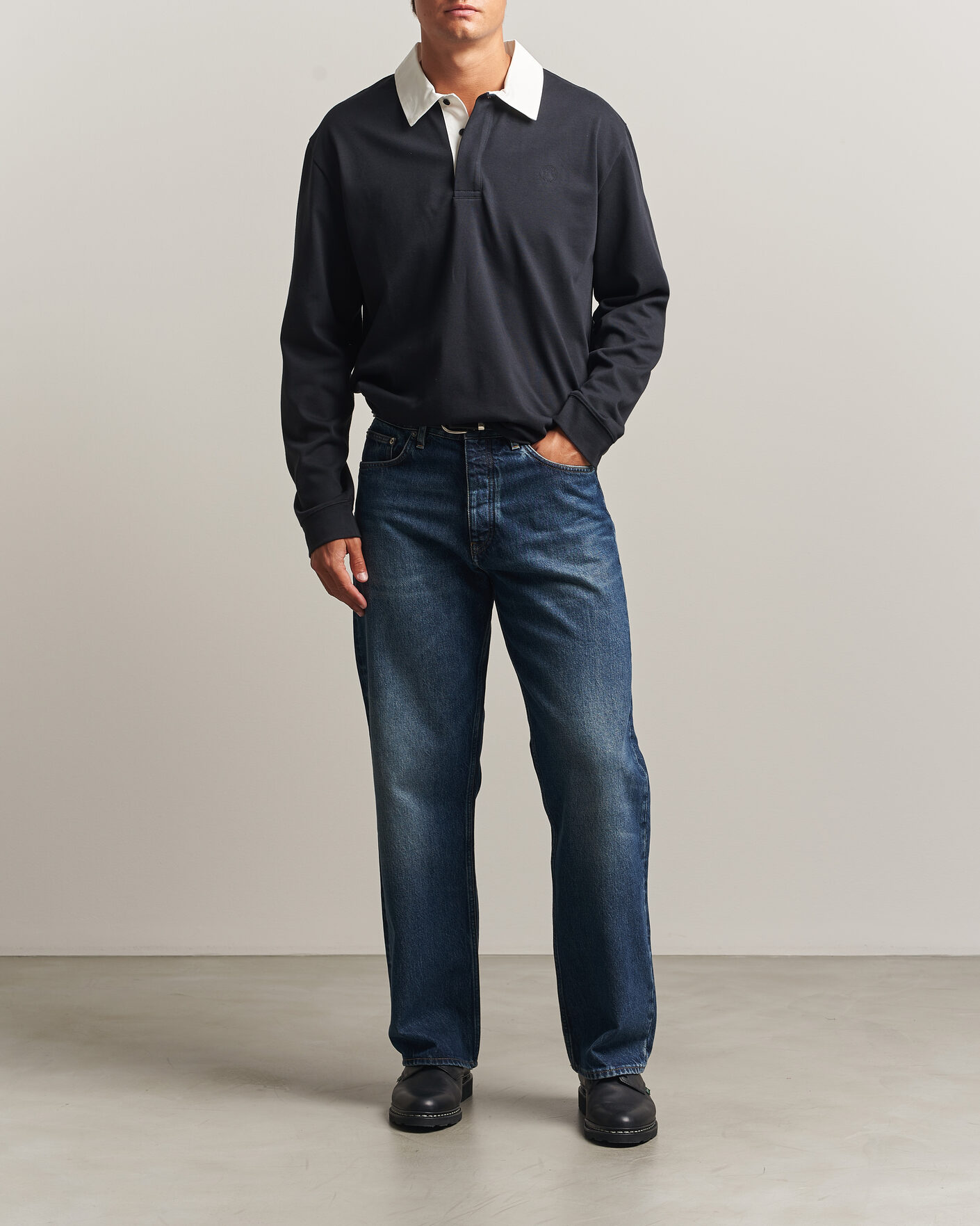 Mies | Puserot | Palmes | Ball Rugby Shirt Black