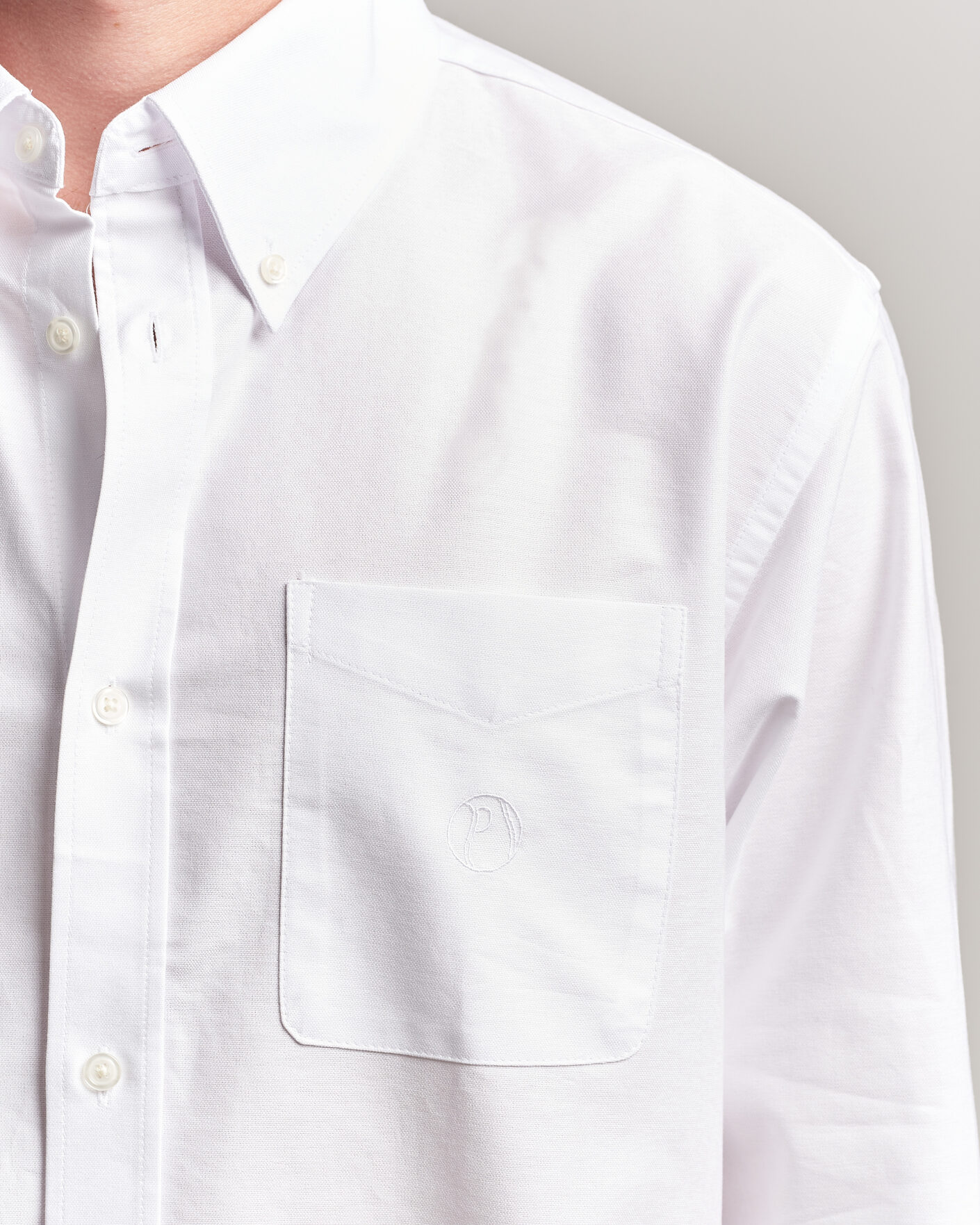 Mies | Kauluspaidat | Palmes | Deuce Oxford Shirt White