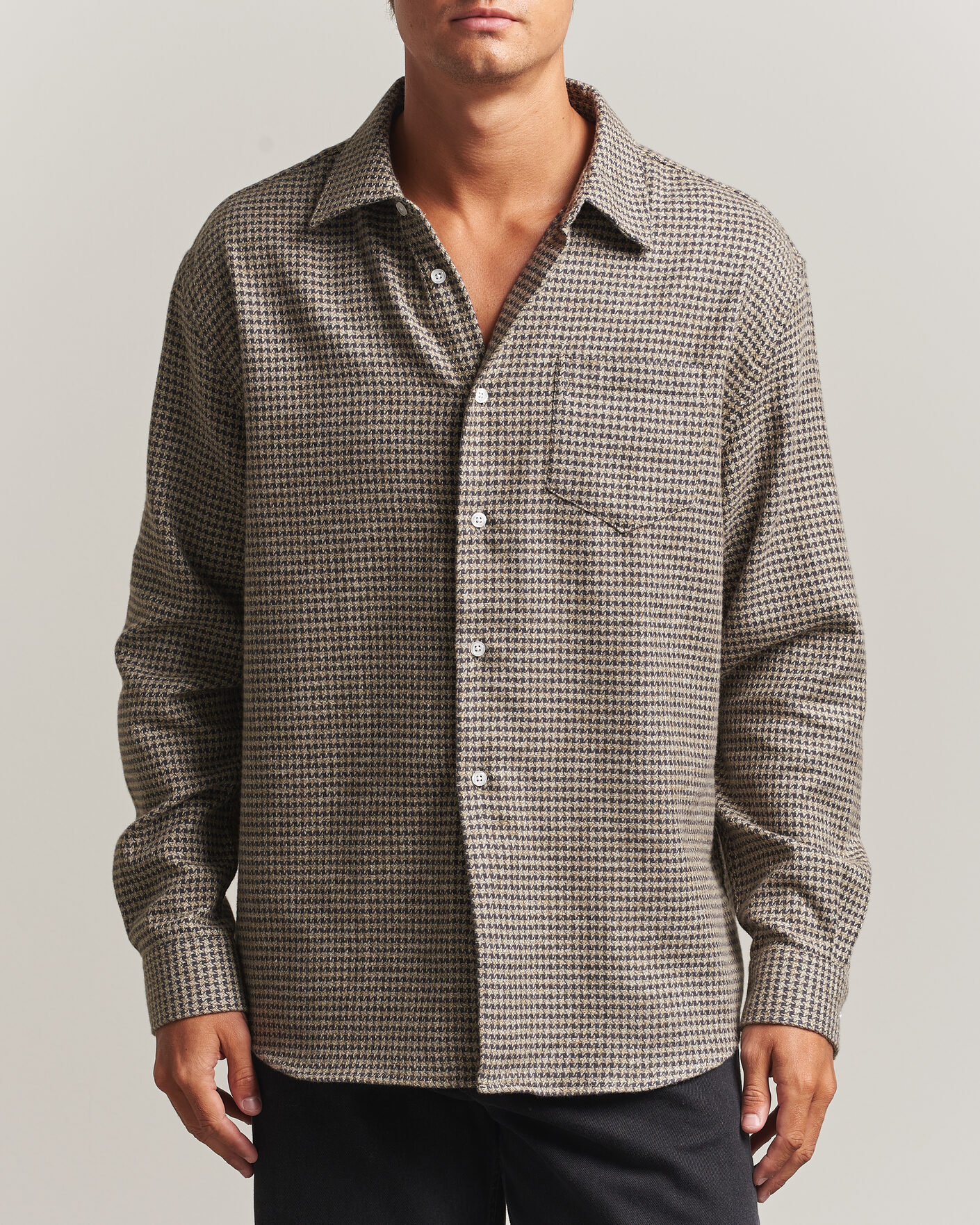Mies | Kauluspaidat | Palmes | Serve Shirt Olive Check