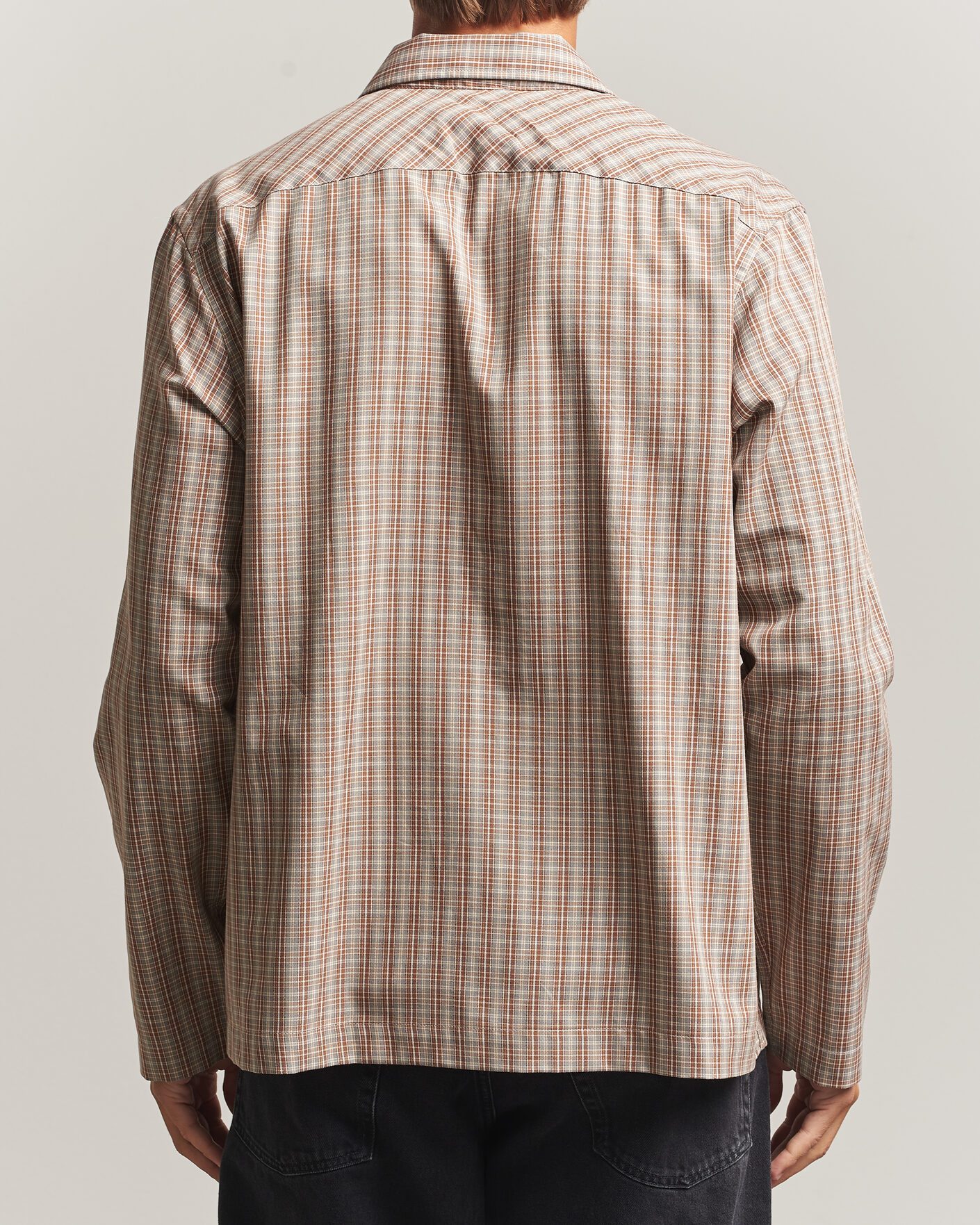 Mies | Kauluspaidat | Palmes | Fault Shirt Brown Check