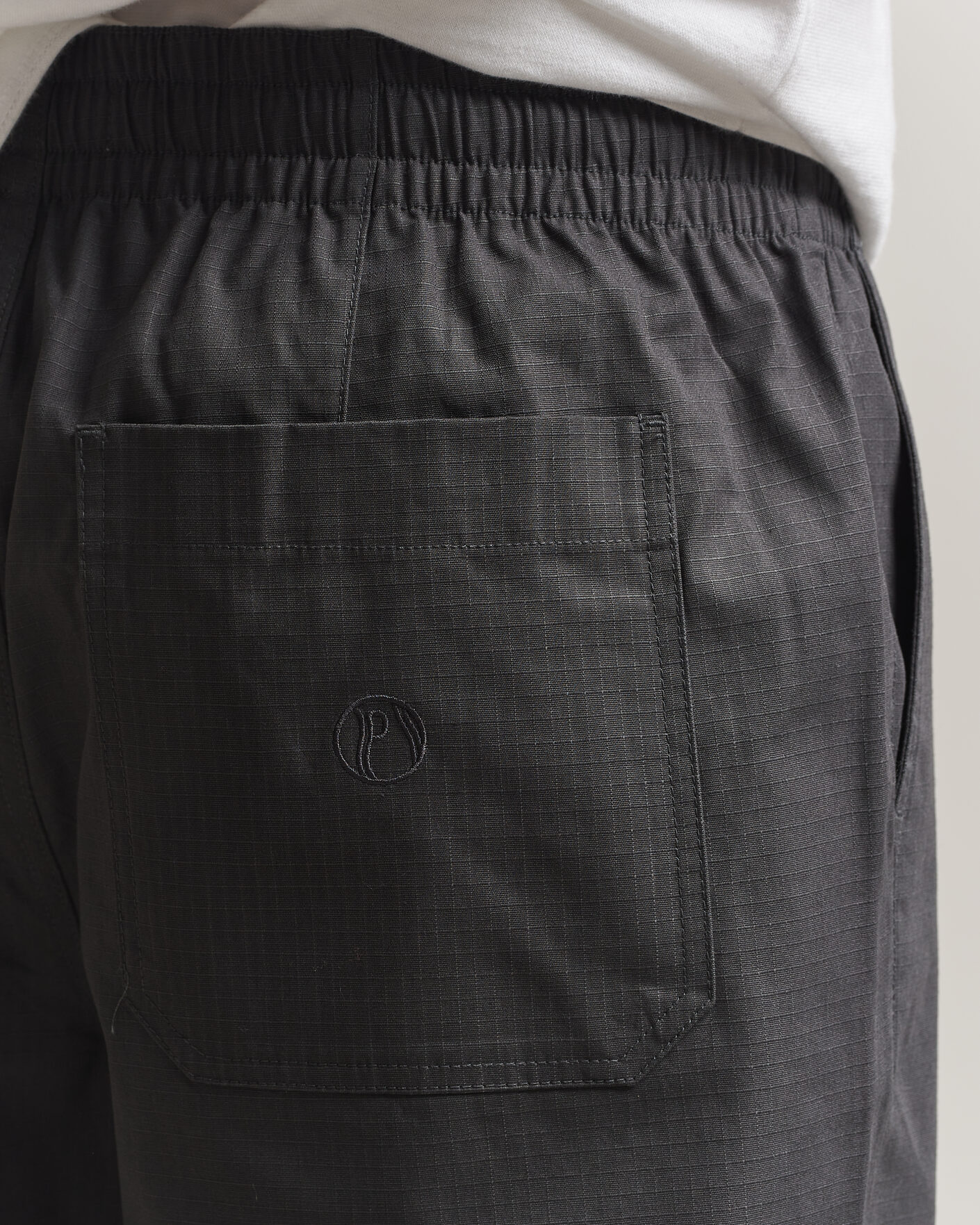 Mies | Housut | Palmes | Lucien Ripstop Trousers Charcoal