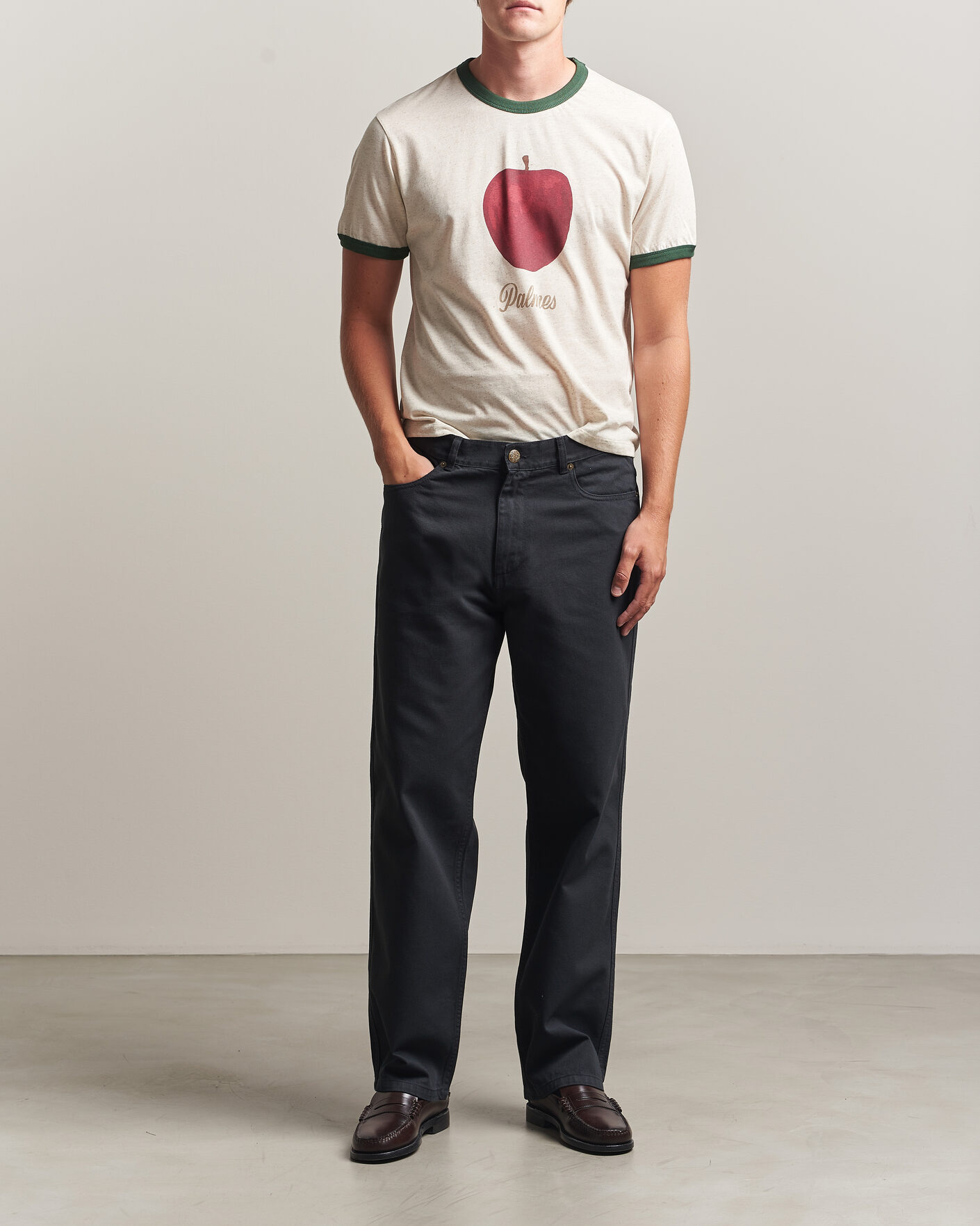 Mies | Housut | Palmes | Coarse Trousers Black