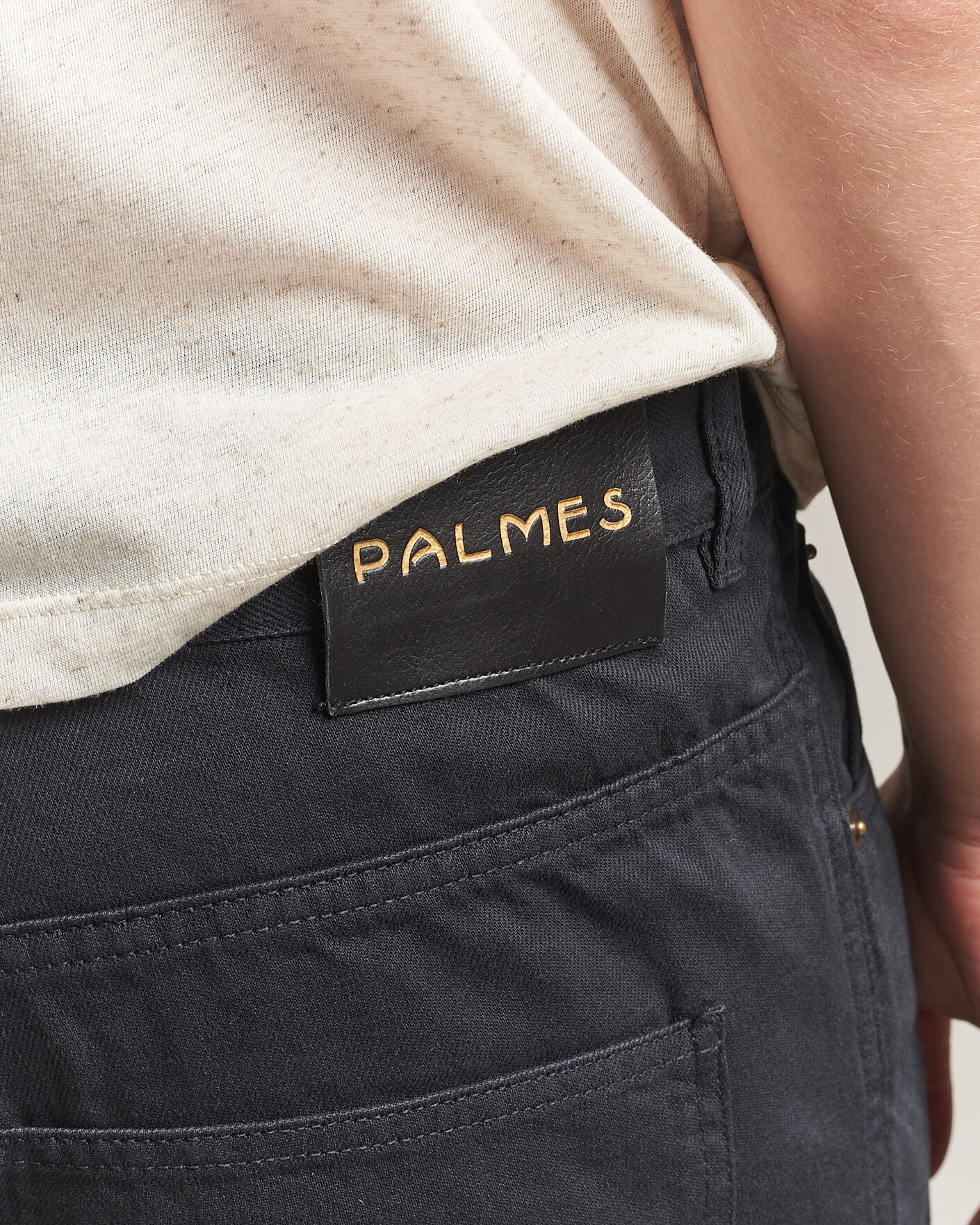 Mies | Housut | Palmes | Coarse Trousers Black