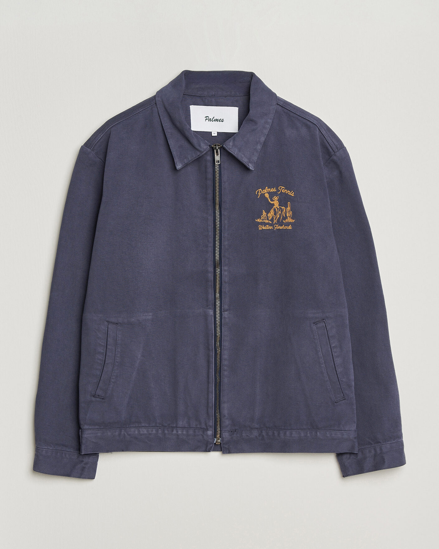 Mies | Takit | Palmes | Western Zip Jacket Navy