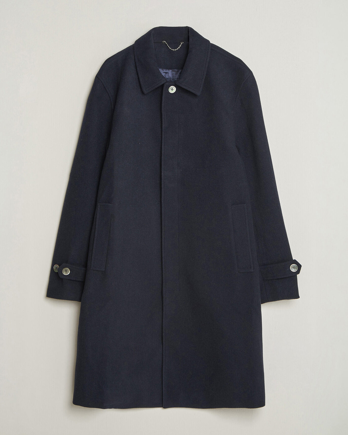Mies | Takit | Palmes | Cedric Wool Coat Navy