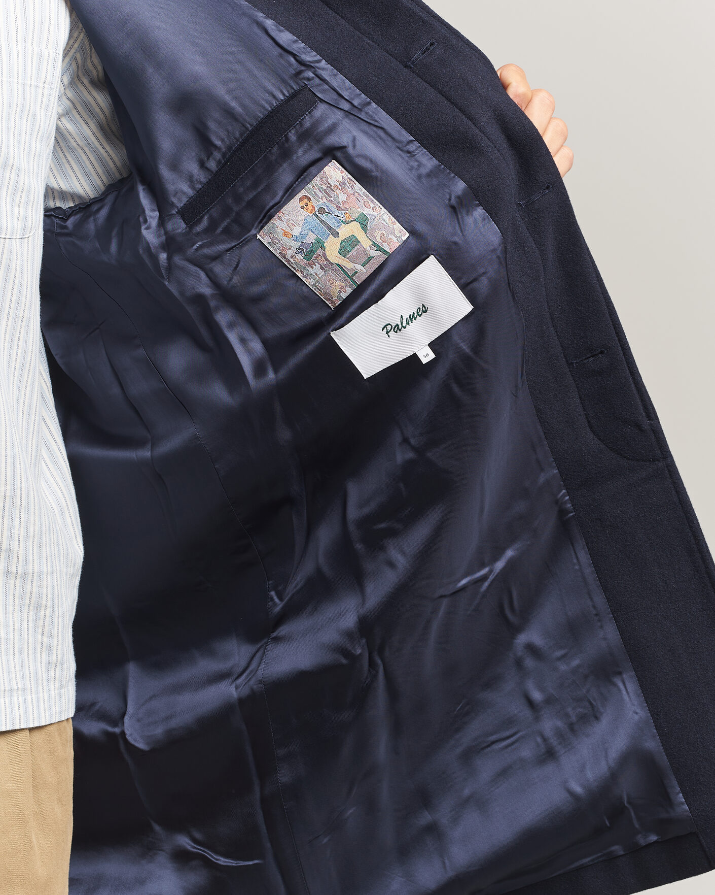 Mies | Takit | Palmes | Cedric Wool Coat Navy