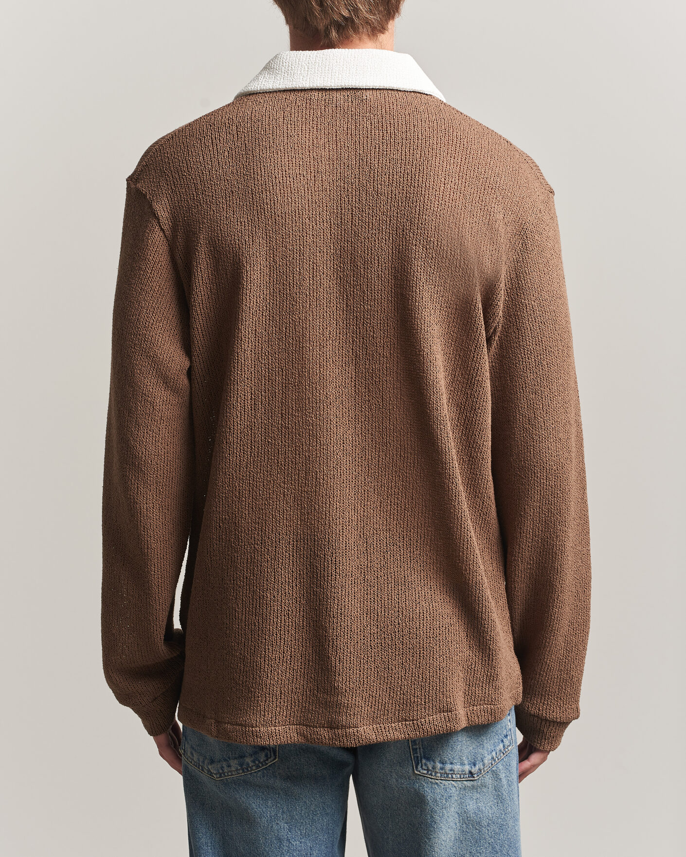Mies | Puserot | Palmes | Knitted Rugby Brown