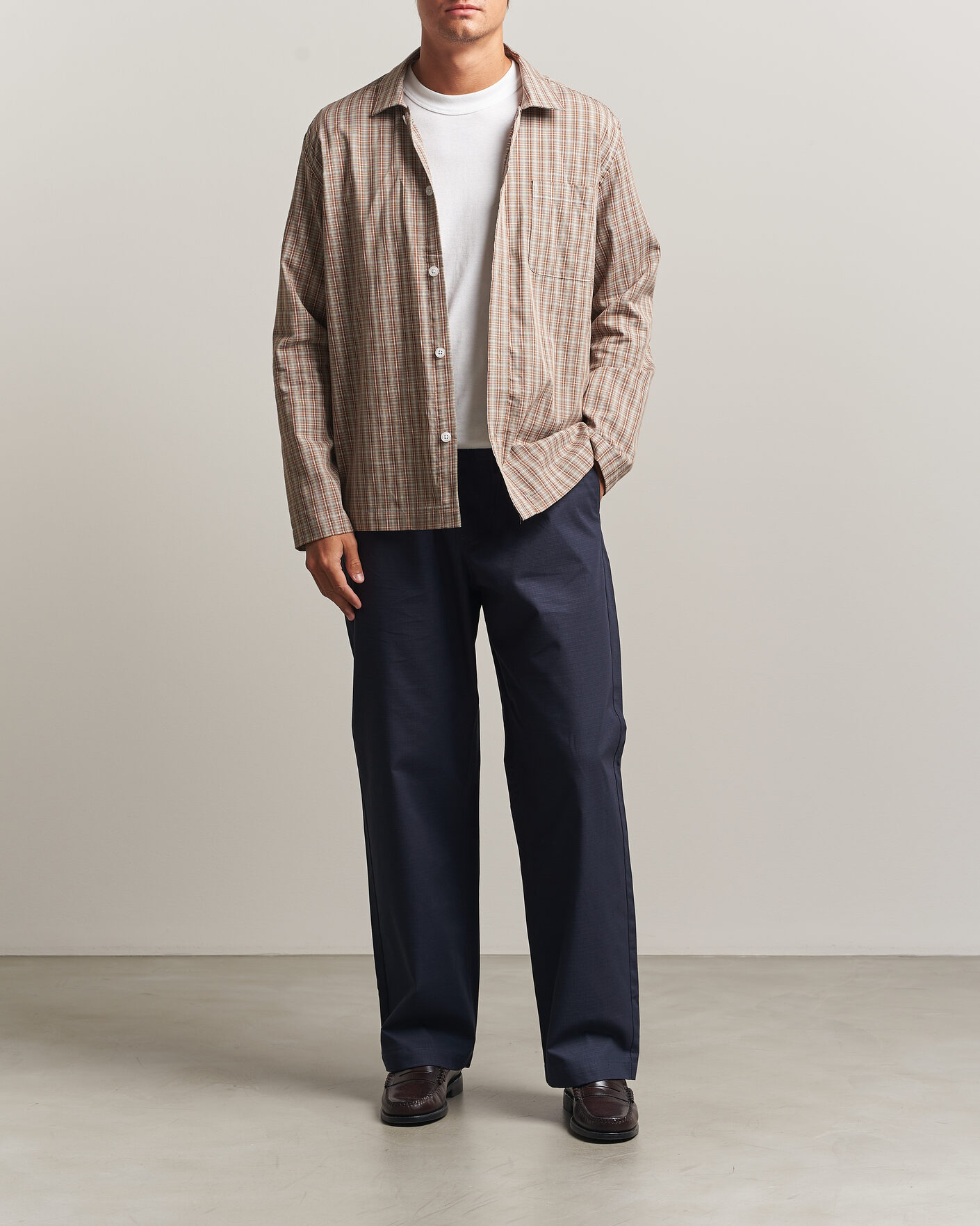 Mies | Housut | Palmes | Lucien Ripstop Trousers Navy