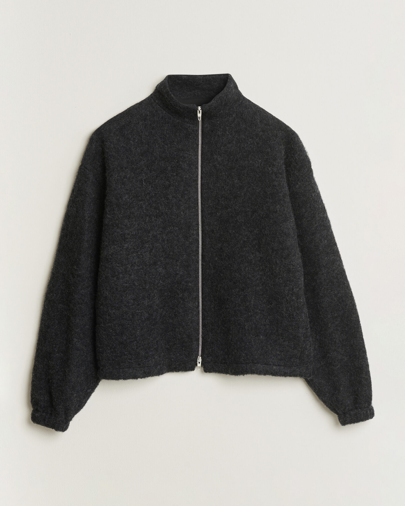 Mies | Takit | Jil Sander | Full Zip Fleece Jacket Charcoal