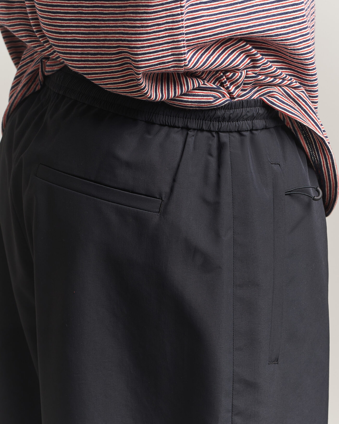 Mies | Housut | Jil Sander | Drawstring Trousers Black