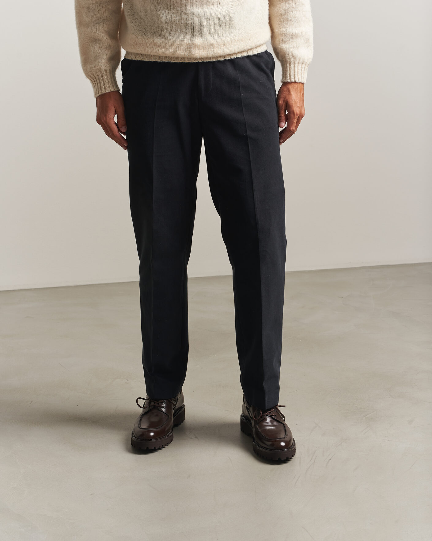 Mies | Derby-kengät | John Lobb | Tide Moc Toe Derby Dark Brown Calf