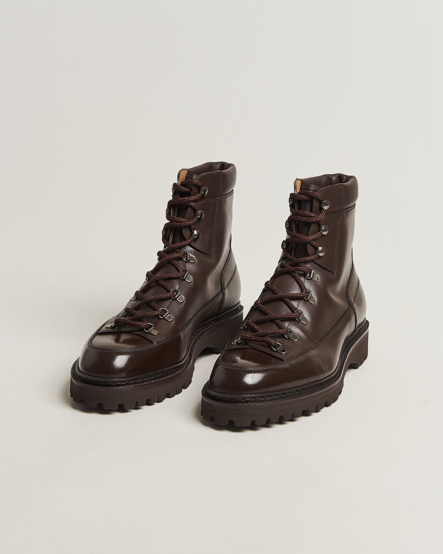 Mies | Nilkkurit | John Lobb | Sommet Lace Up Boots Dark Brown Calf