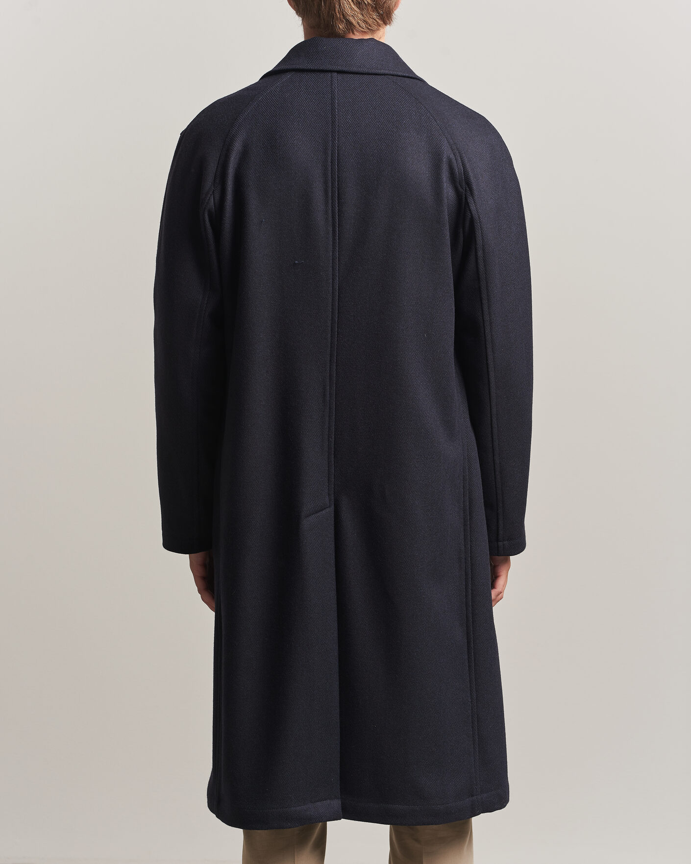 Mies | Takit | L.B.M. 1911 | Wool/Cashmere Raglan Coat Navy