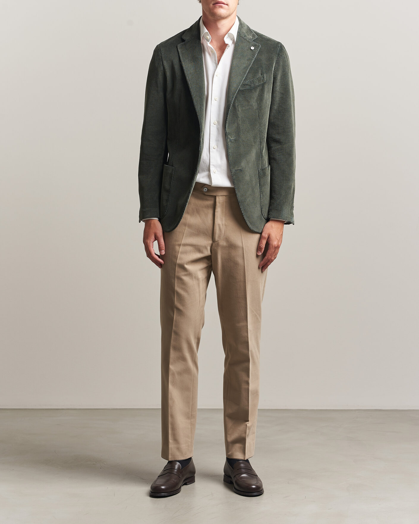 Mies | Pikkutakit | L.B.M. 1911 | Jack Corduroy Blazer Soft Green