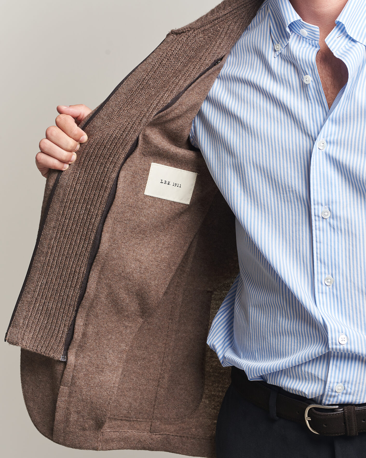 Mies | Pikkutakit | L.B.M. 1911 | Ivan Hybrid Wool Blazer Brown