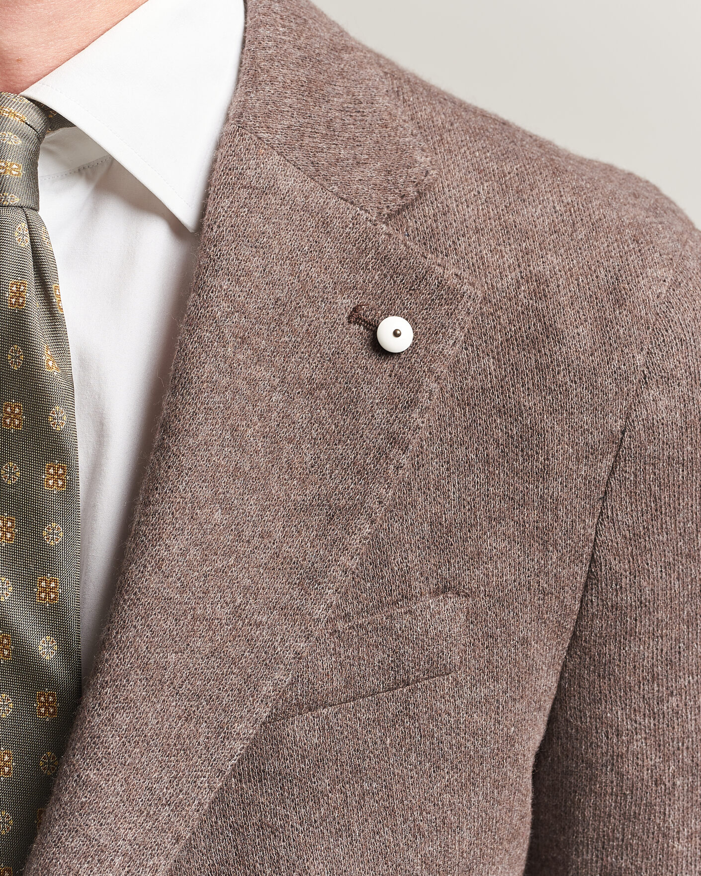 Mies | Pikkutakit | L.B.M. 1911 | Jack Knitted Cashmere Mix Blazer Brown