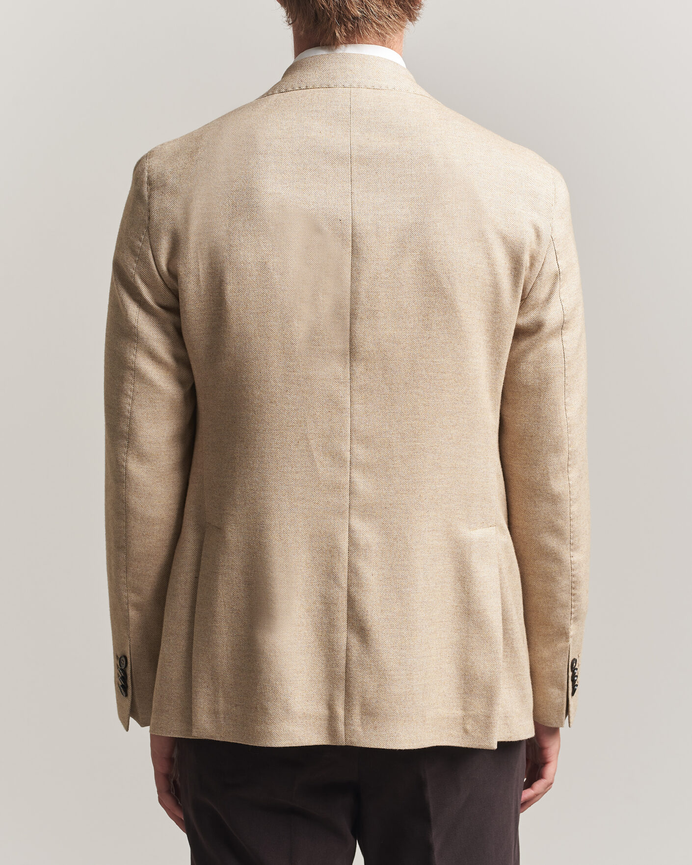 Mies | Pikkutakit | L.B.M. 1911 | Jack Cotton Herringbone Blazer Beige