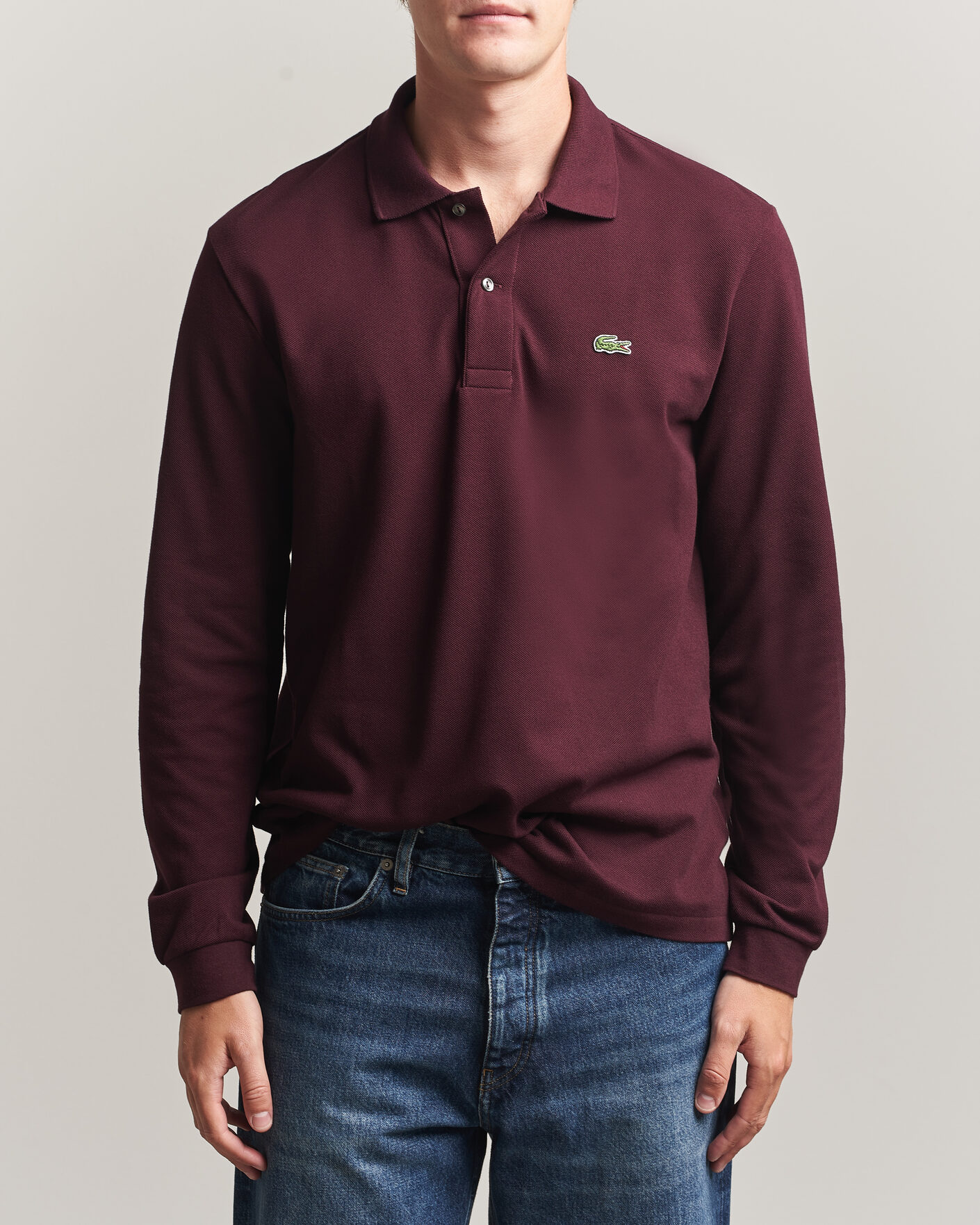 Mies | Pikeet | Lacoste | Original Long Sleeve Polo Piké Oxalis