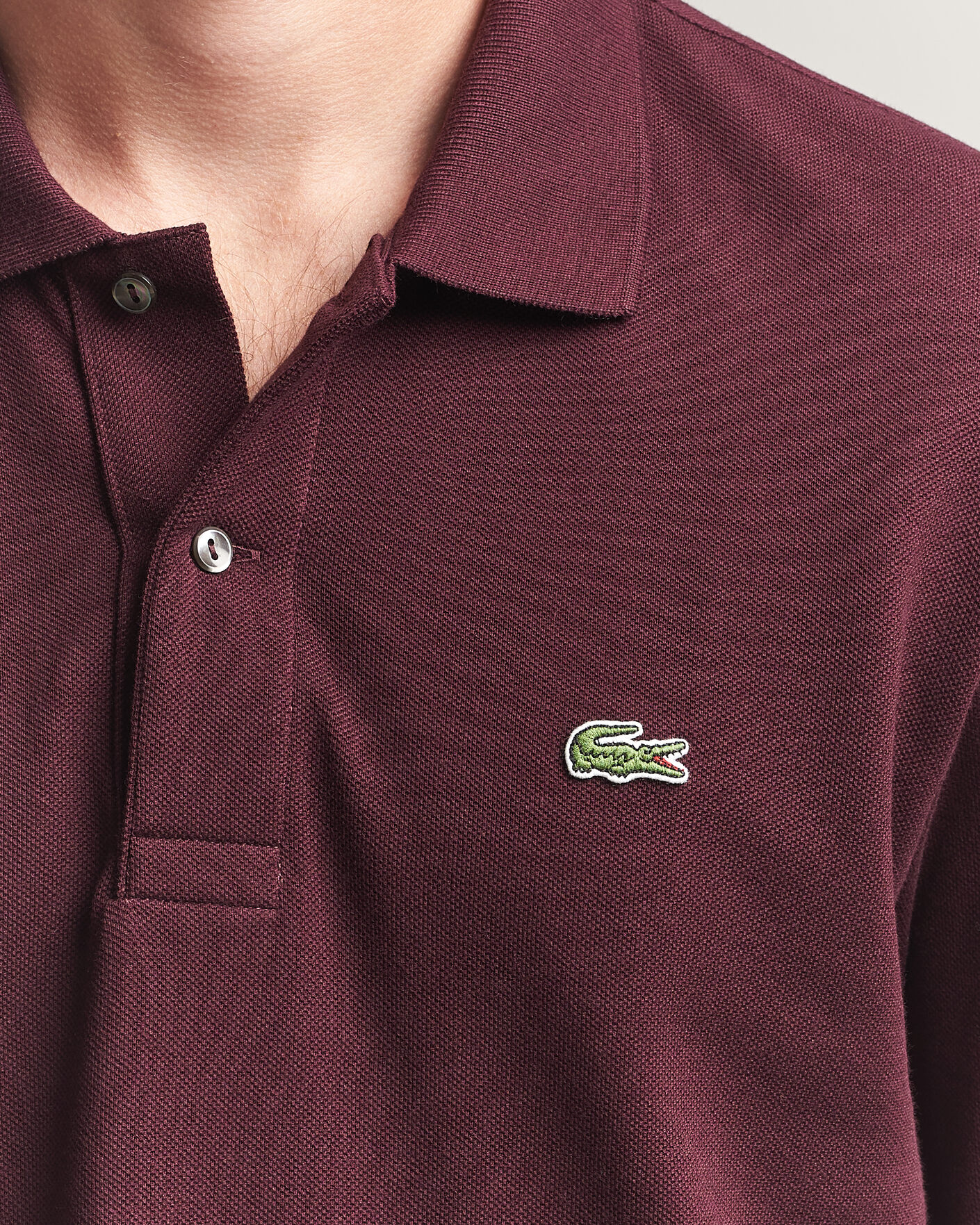 Mies | Pikeet | Lacoste | Original Long Sleeve Polo Piké Oxalis