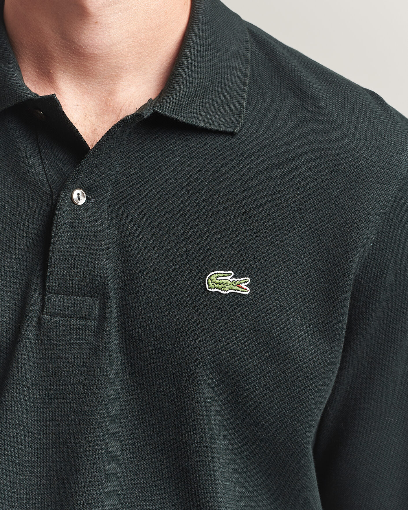 Mies | Pikeet | Lacoste | Original Long Sleeve Polo Piké Dark Varech
