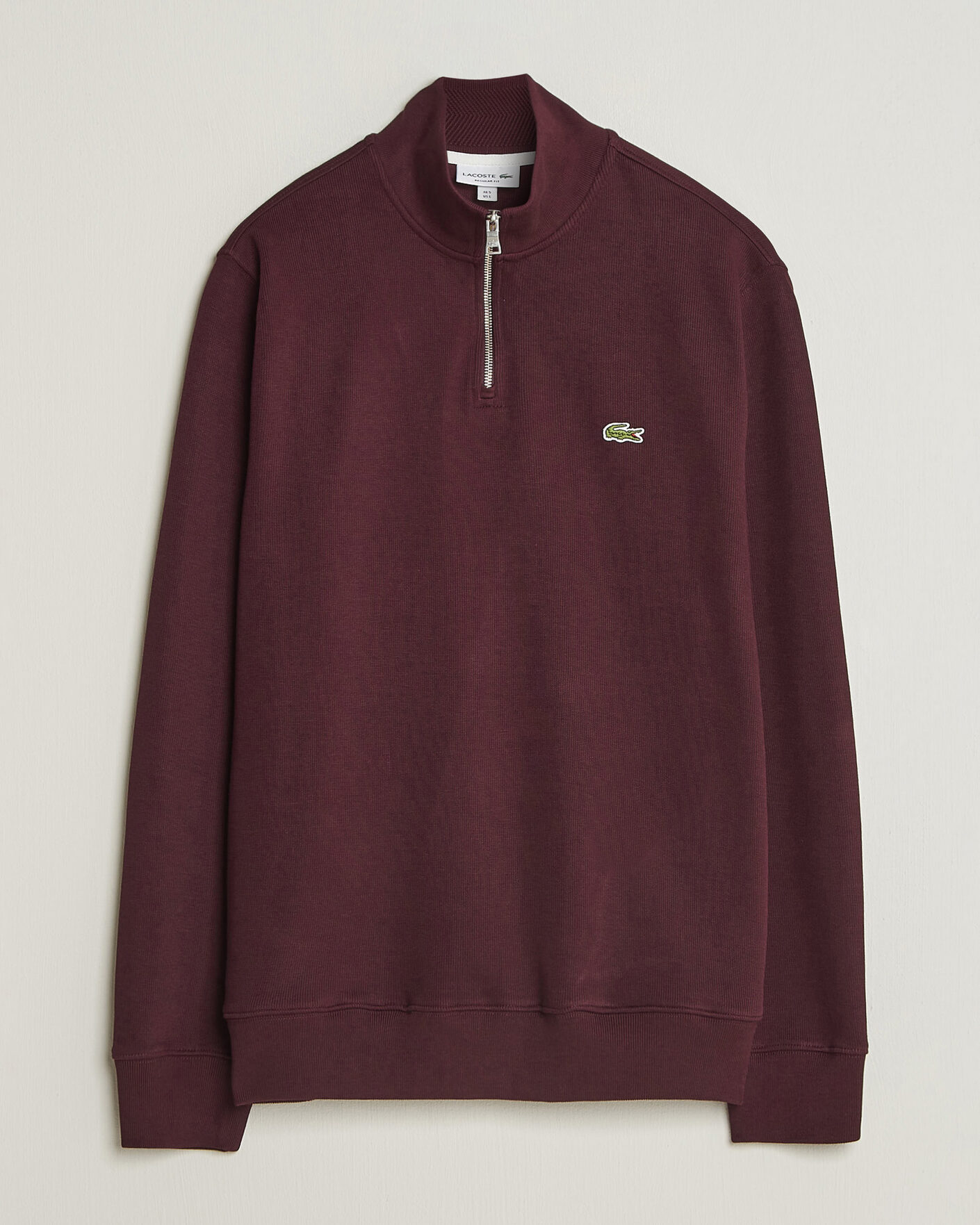 Mies | Puserot | Lacoste | Rib Interlock Half Zip Oxalis
