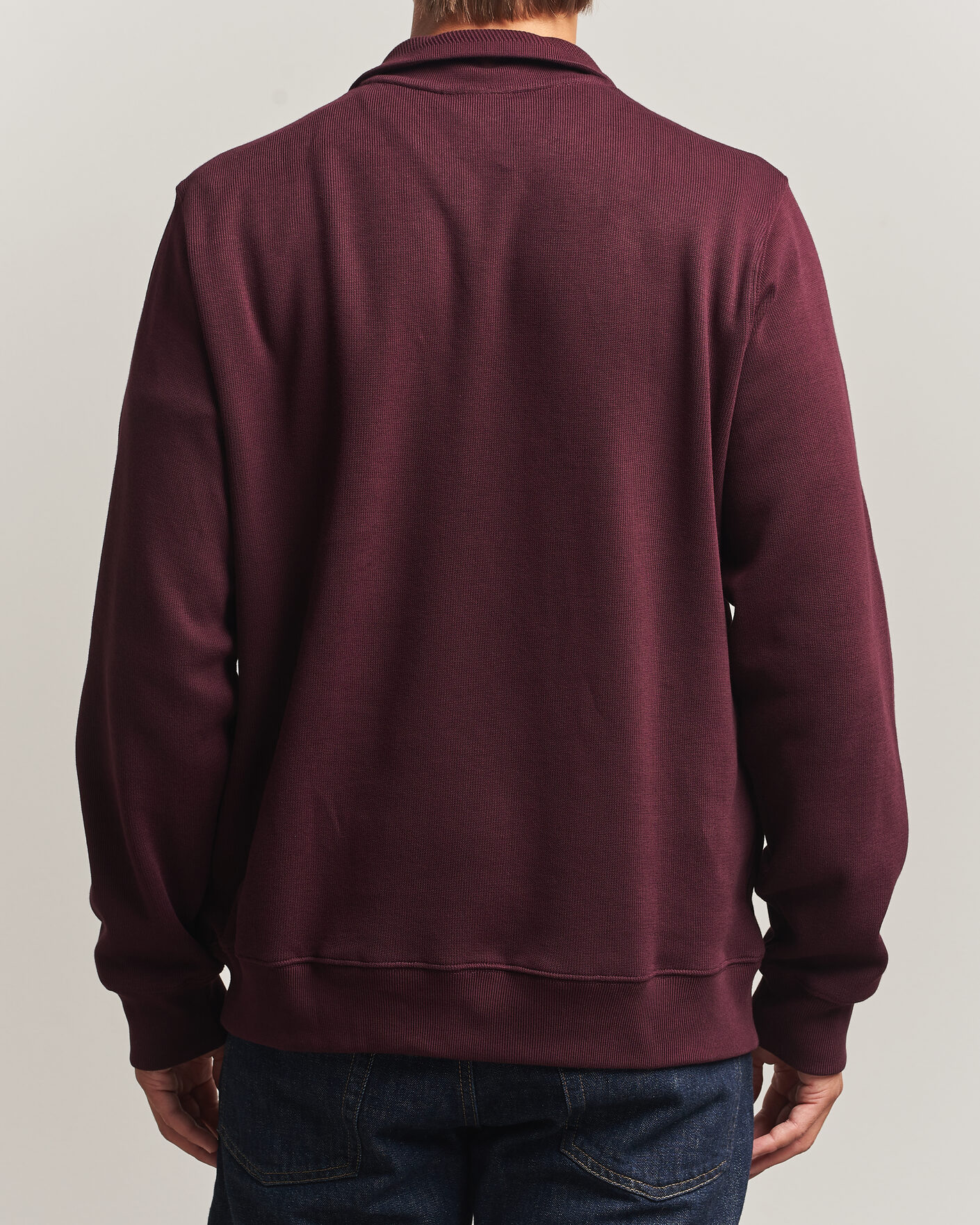 Mies | Puserot | Lacoste | Rib Interlock Half Zip Oxalis