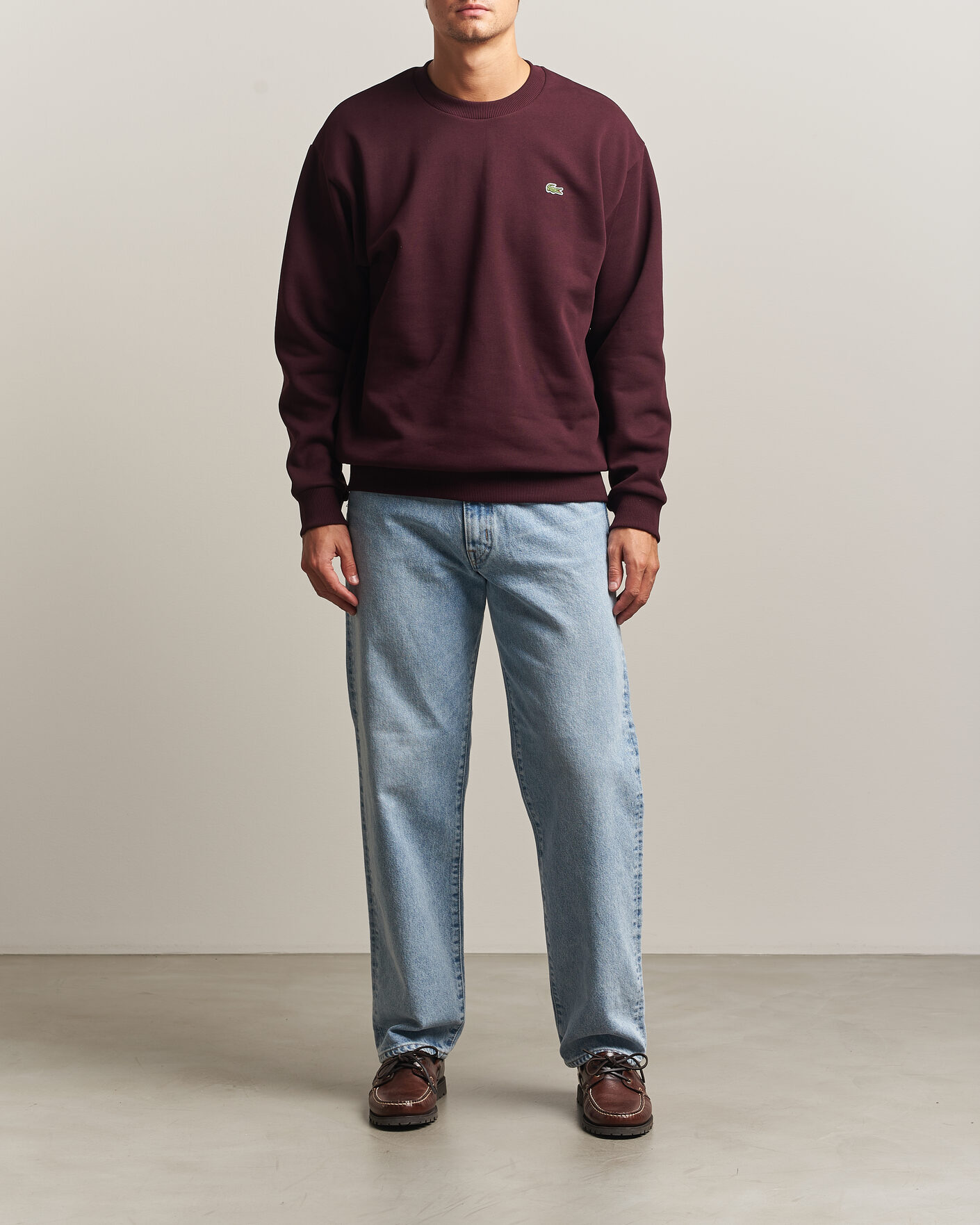 Mies | Puserot | Lacoste | Crew Neck Sweatshirt Oxalis