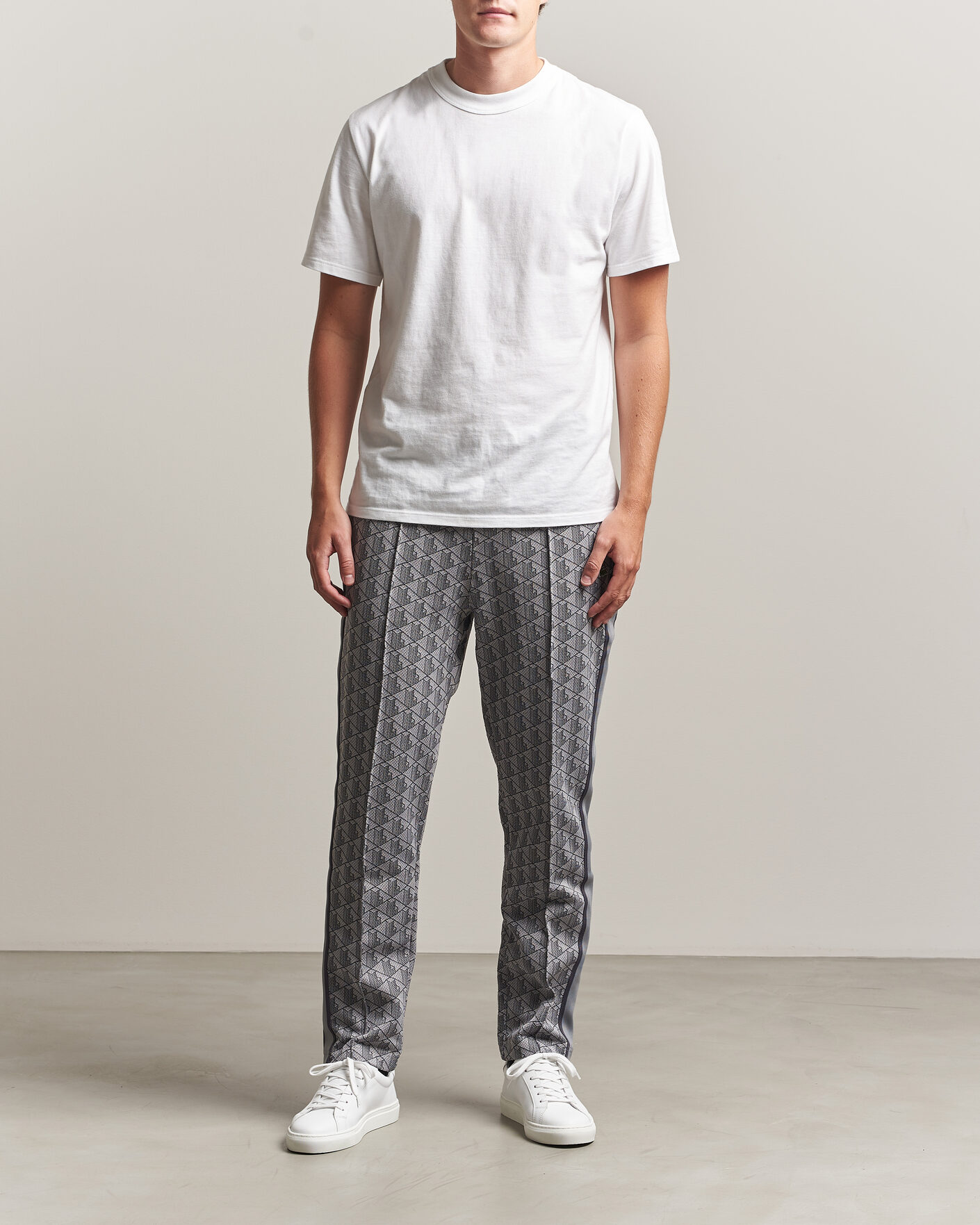 Mies | Housut | Lacoste | Monogram Track Pants Calluna/Graphite
