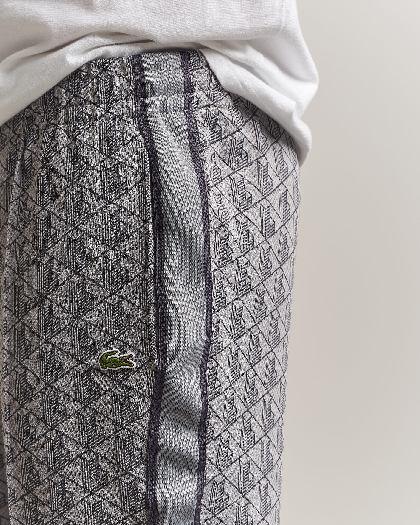 Mies | Housut | Lacoste | Monogram Track Pants Calluna/Graphite