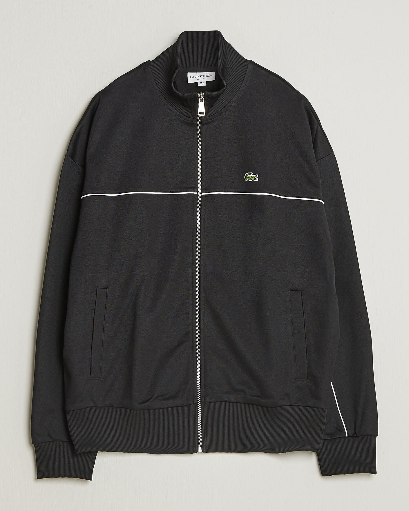 Mies | Puserot | Lacoste | Piqué Track Jacket Black