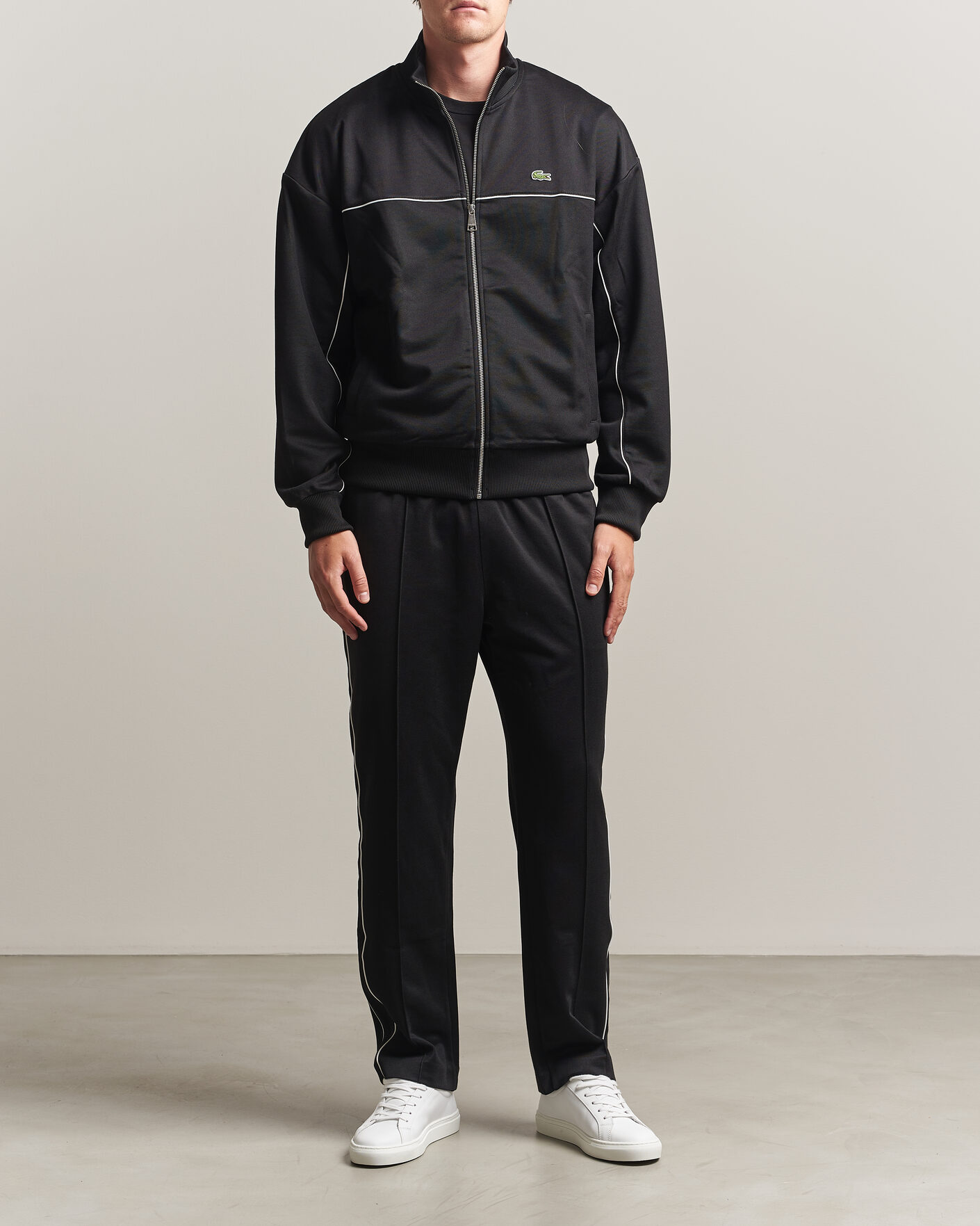 Mies | Housut | Lacoste | Piqué Track Pants Black