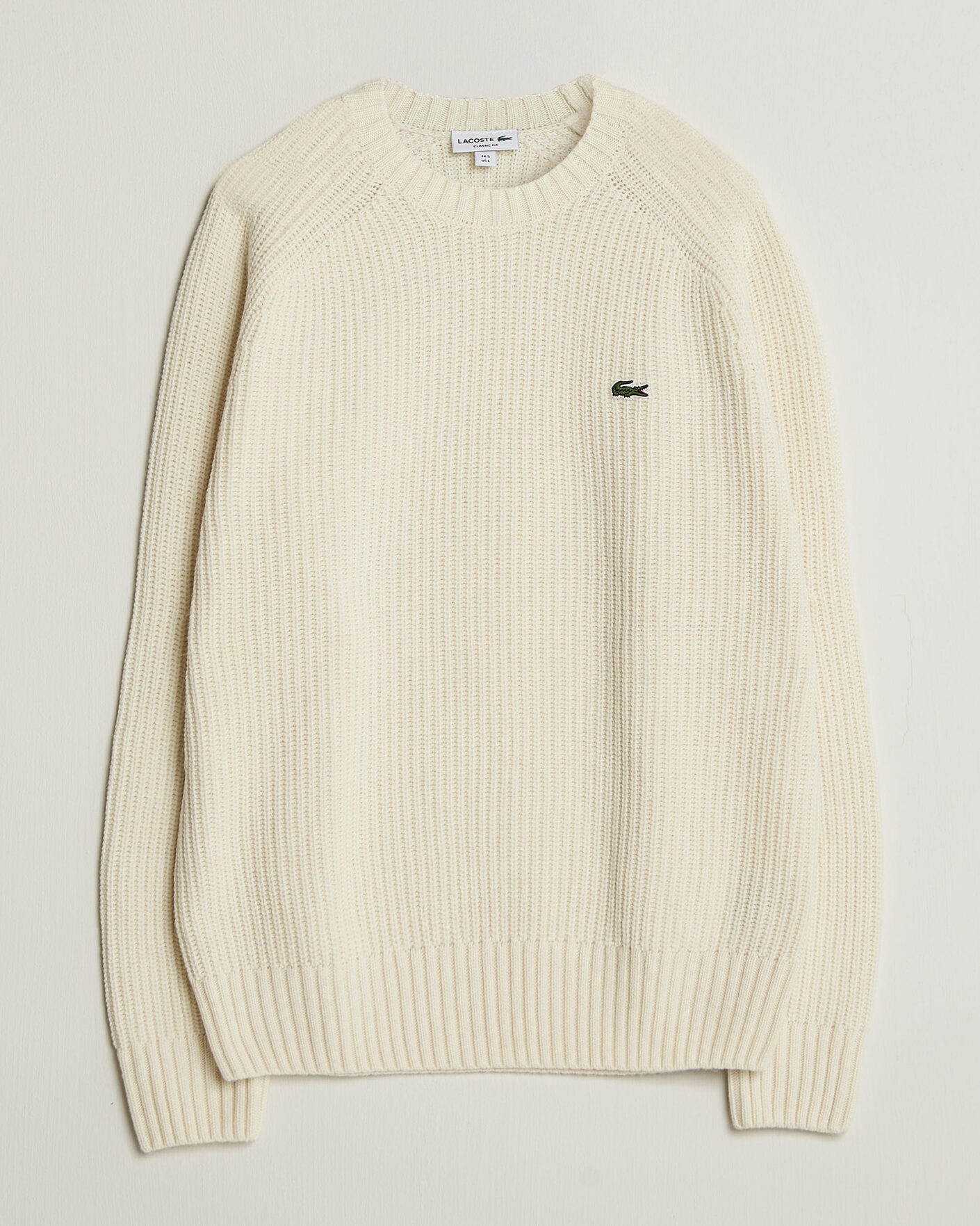 Mies | Puserot | Lacoste | Heavy Wool Knitted Sweater Lapland