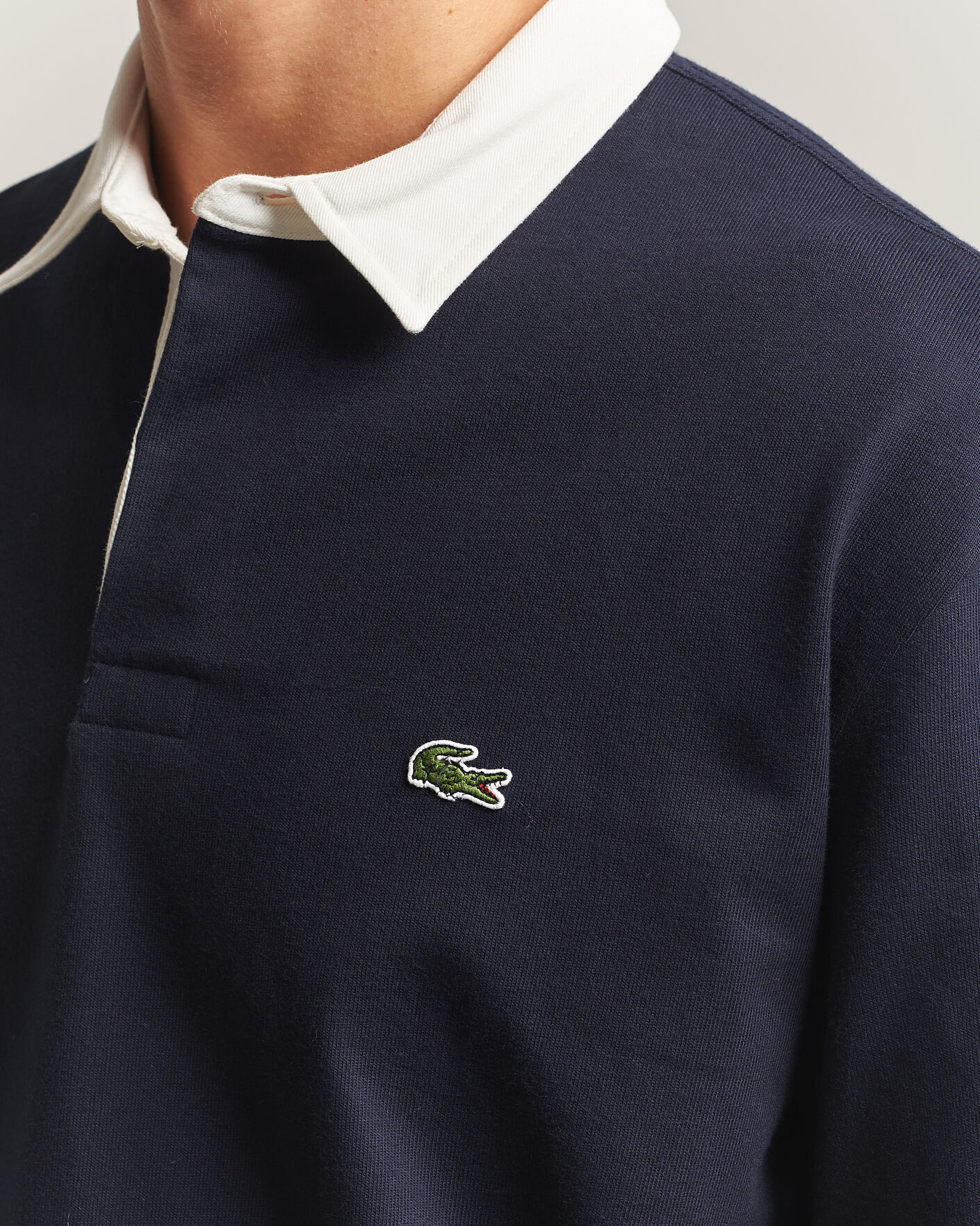 Mies | Puserot | Lacoste | Heavy Cotton Rugger Dark Navy