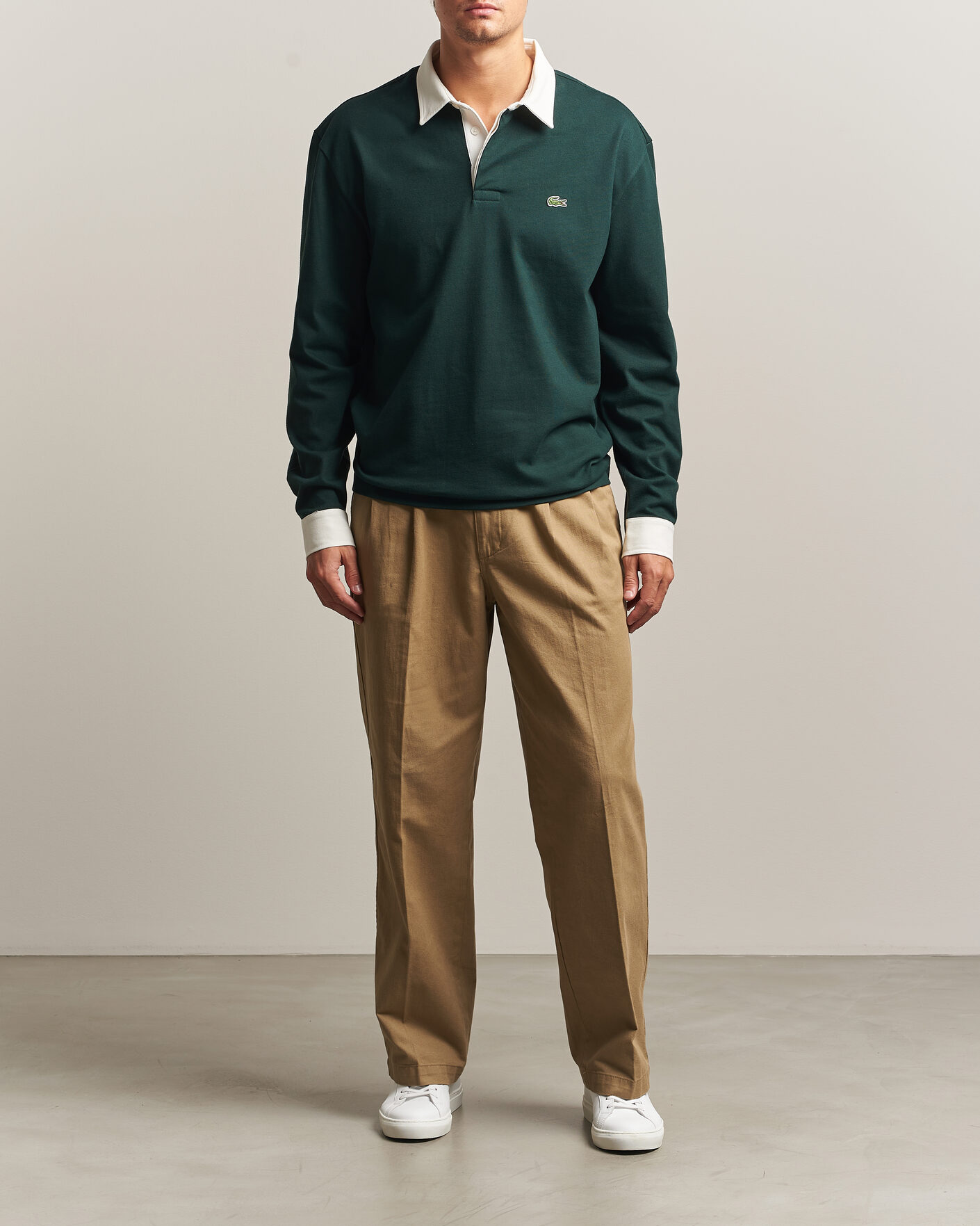 Mies | Puserot | Lacoste | Heavy Cotton Rugger Sinople