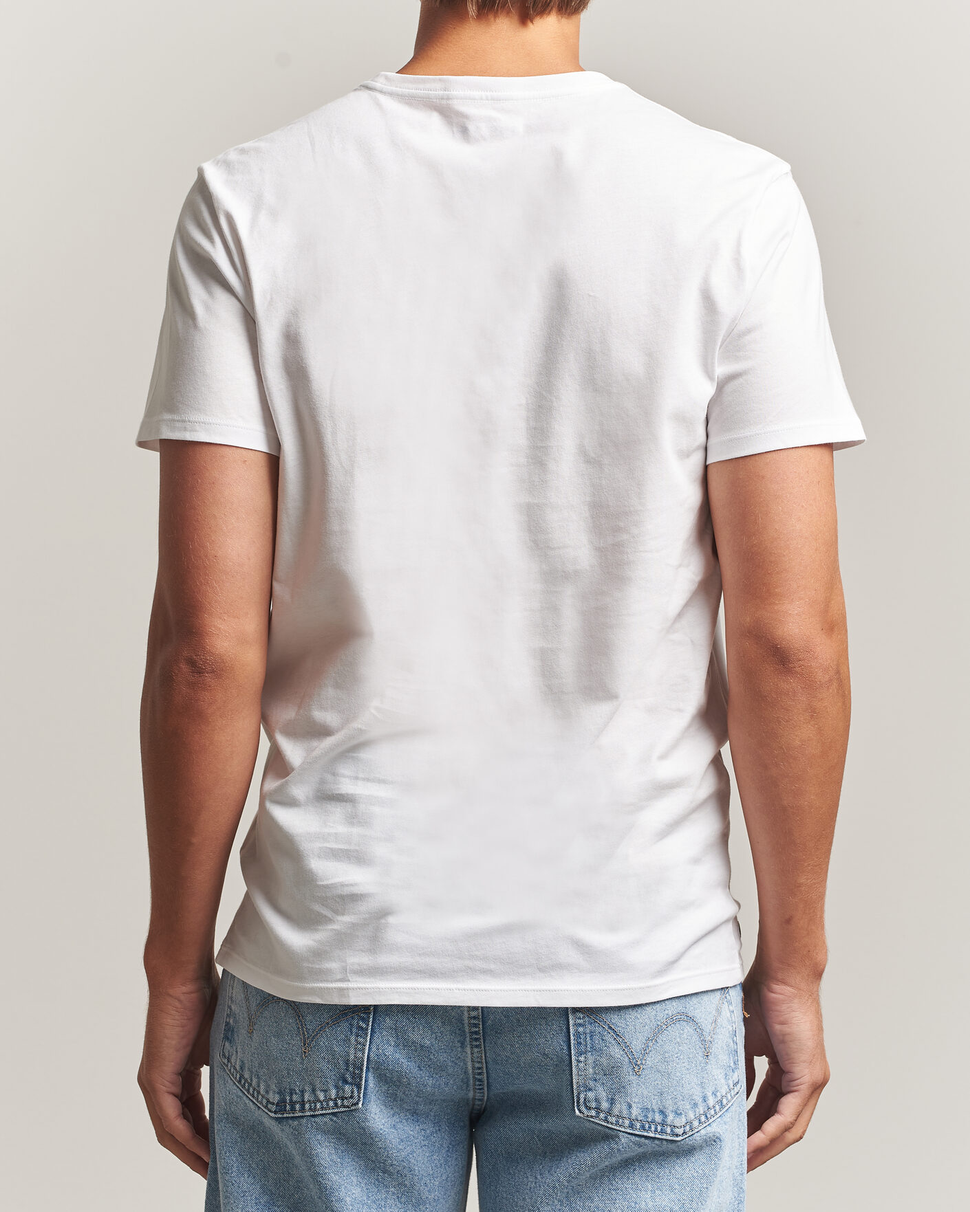 Mies | T-paidat | Lacoste | 3-Pack Crew Neck T-Shirt White