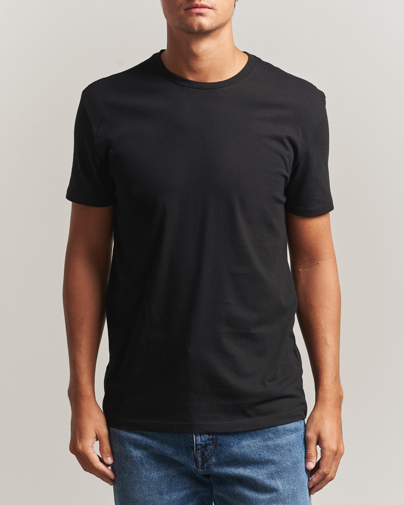 Mies | T-paidat | Lacoste | 3-Pack Crew Neck T-Shirt Black