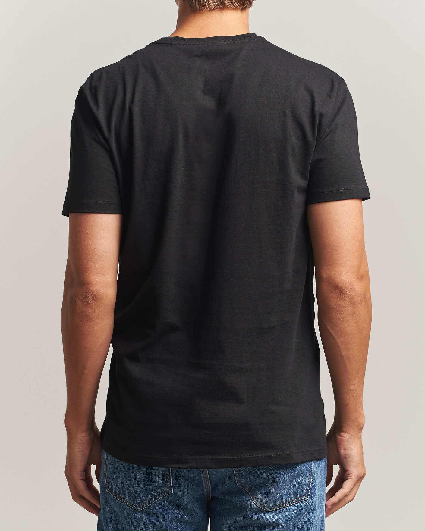 Mies | T-paidat | Lacoste | 3-Pack Crew Neck T-Shirt Black