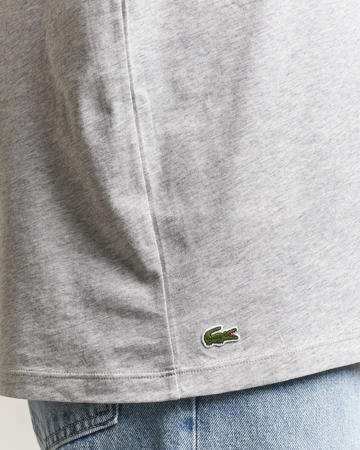 Mies | T-paidat | Lacoste | 3-Pack Crew Neck T-Shirt White/Grey/Black