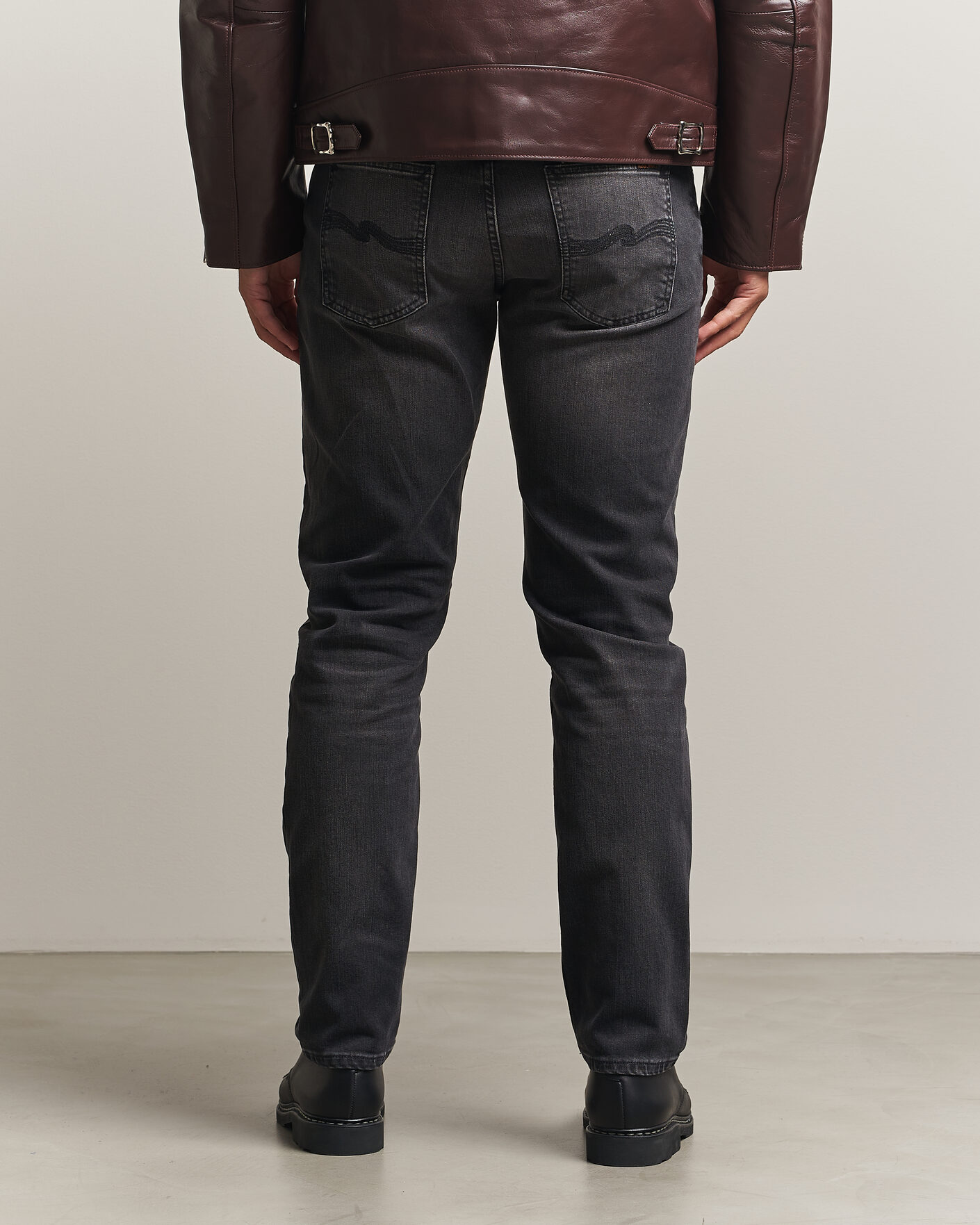 Mies | Farkut | Nudie Jeans | Solid Ollie Jeans Black Mist