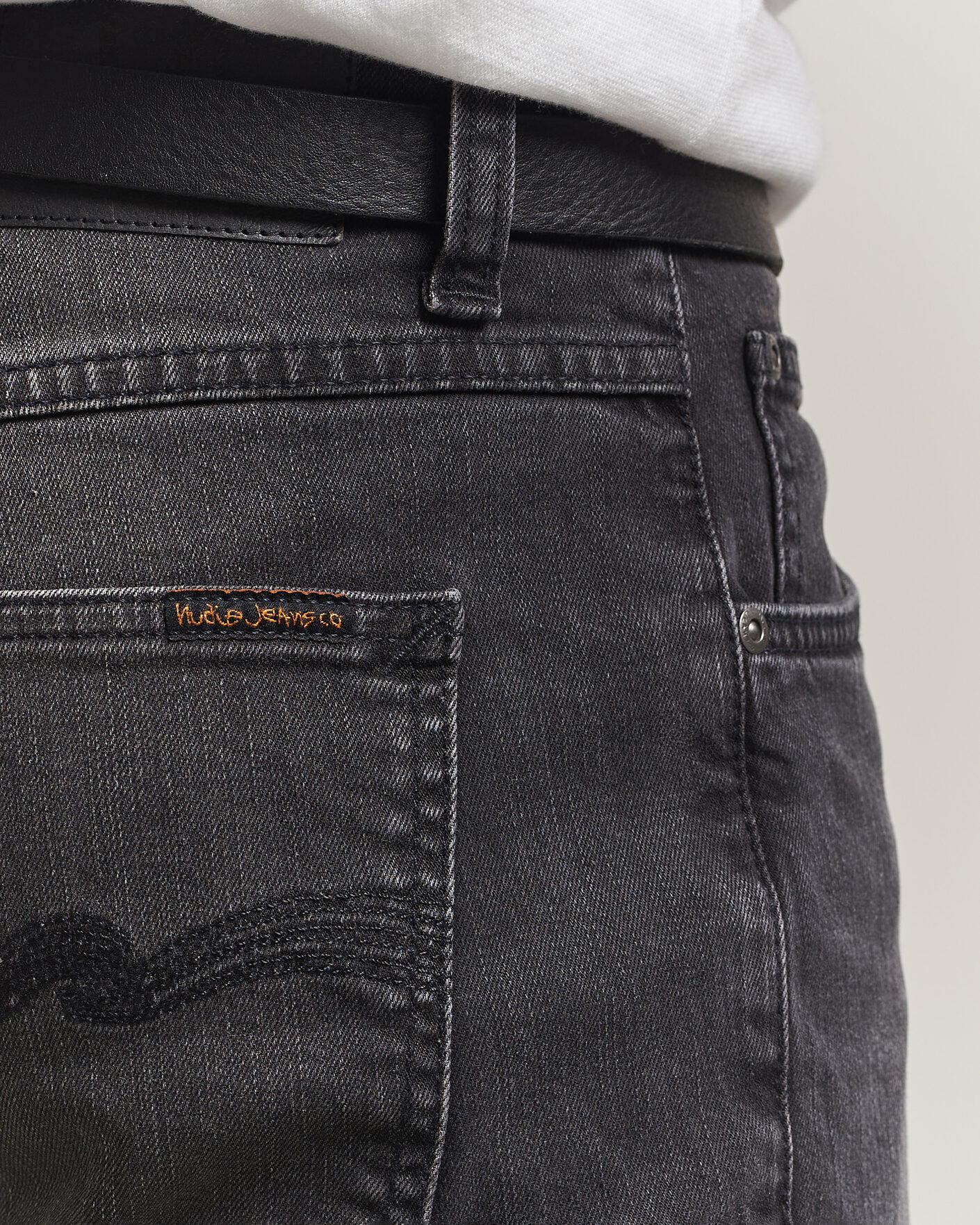 Mies | Farkut | Nudie Jeans | Solid Ollie Jeans Black Mist