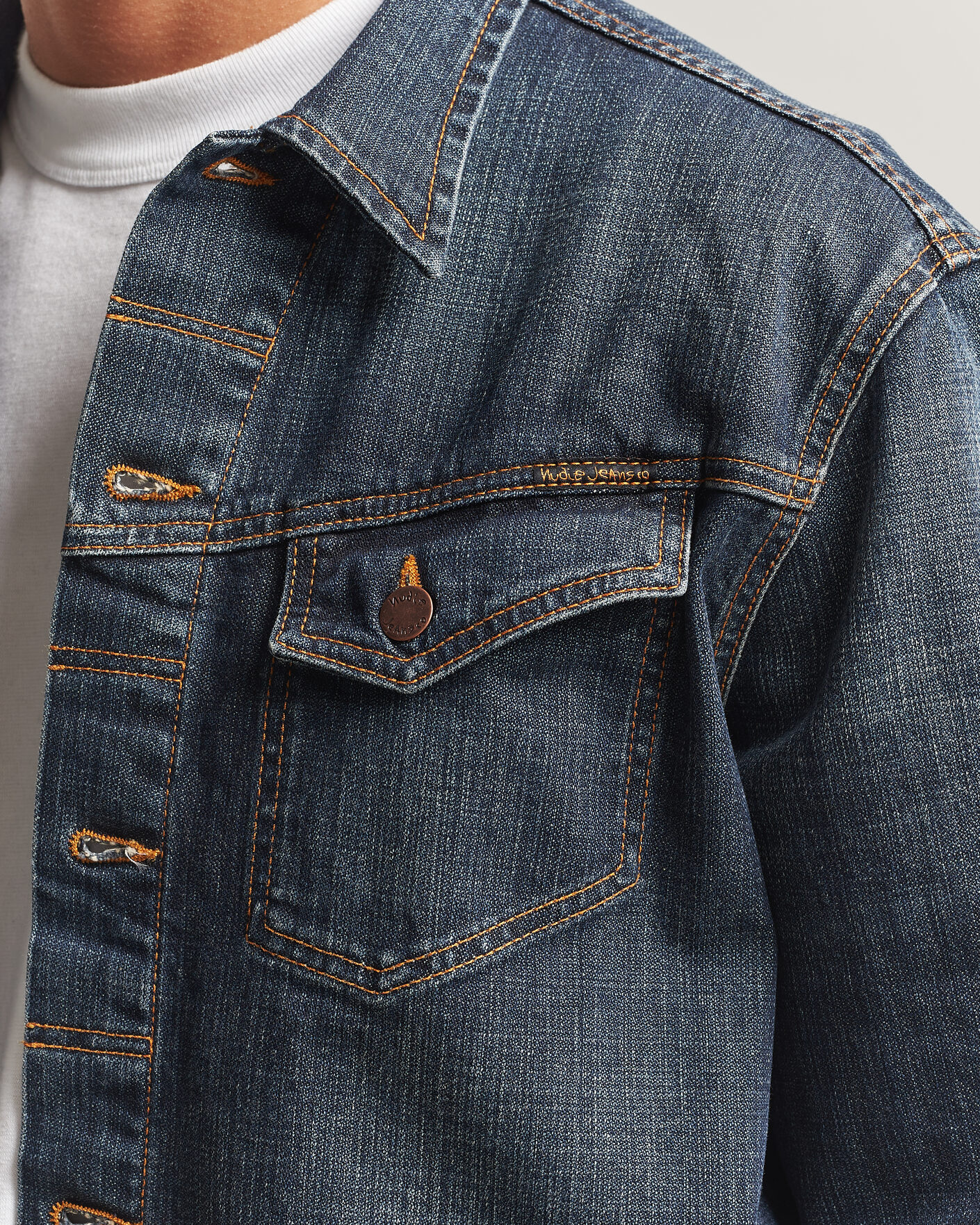 Mies | Takit | Nudie Jeans | Conny Denim Jacket Big Wave Blue