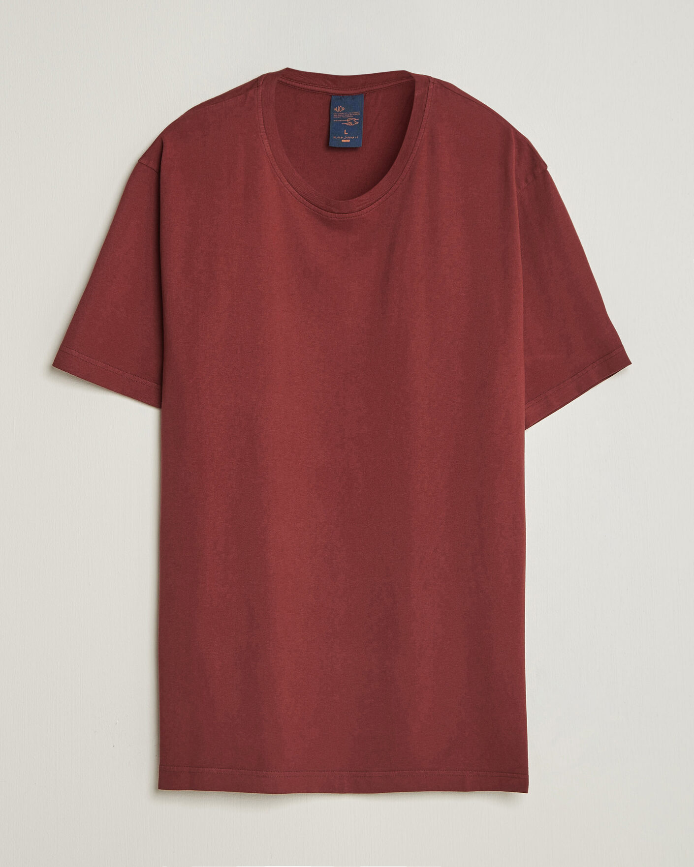 Mies | T-paidat | Nudie Jeans | Uno Everyday Crew Neck T-Shirt Burgundy