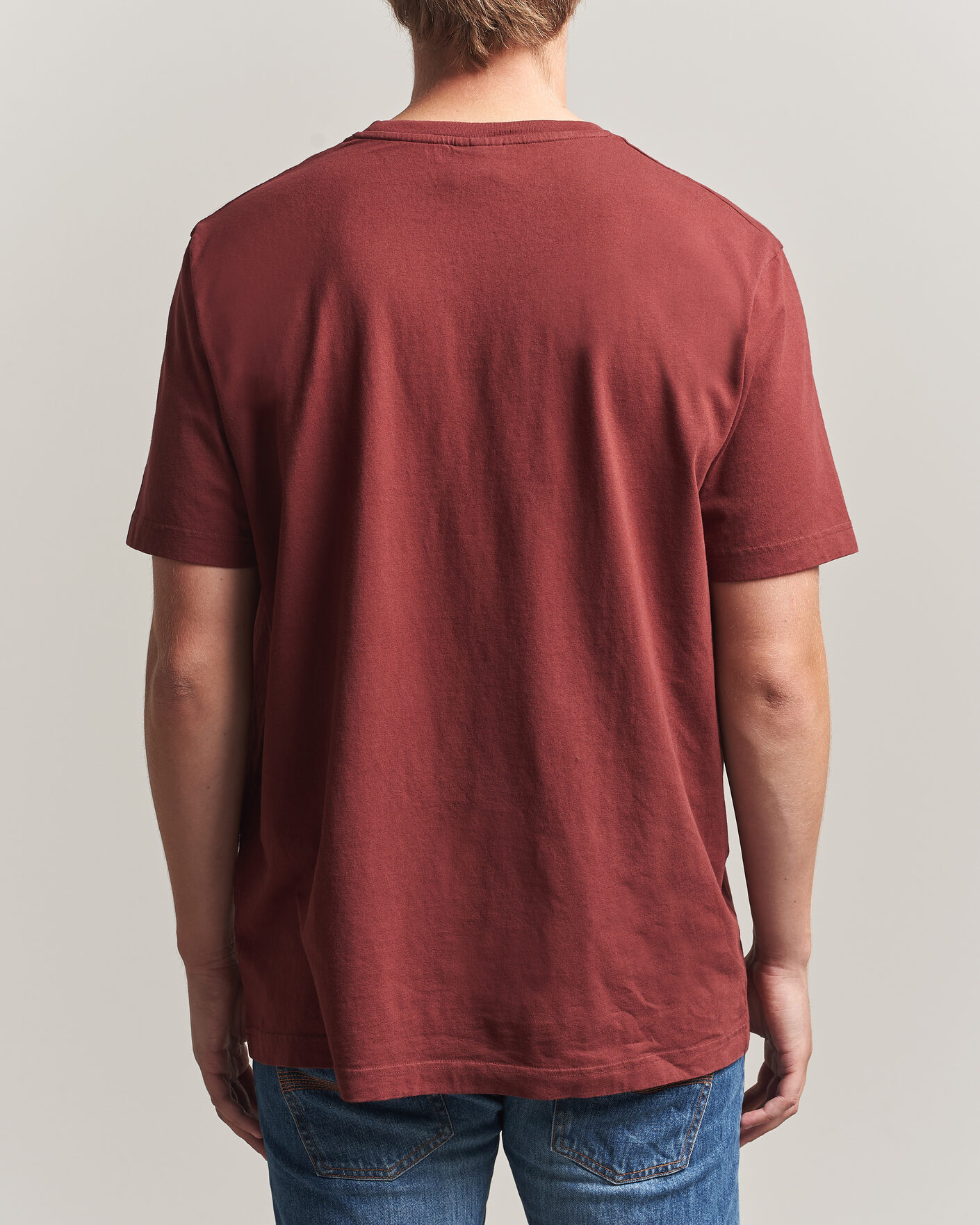 Mies | T-paidat | Nudie Jeans | Uno Everyday Crew Neck T-Shirt Burgundy