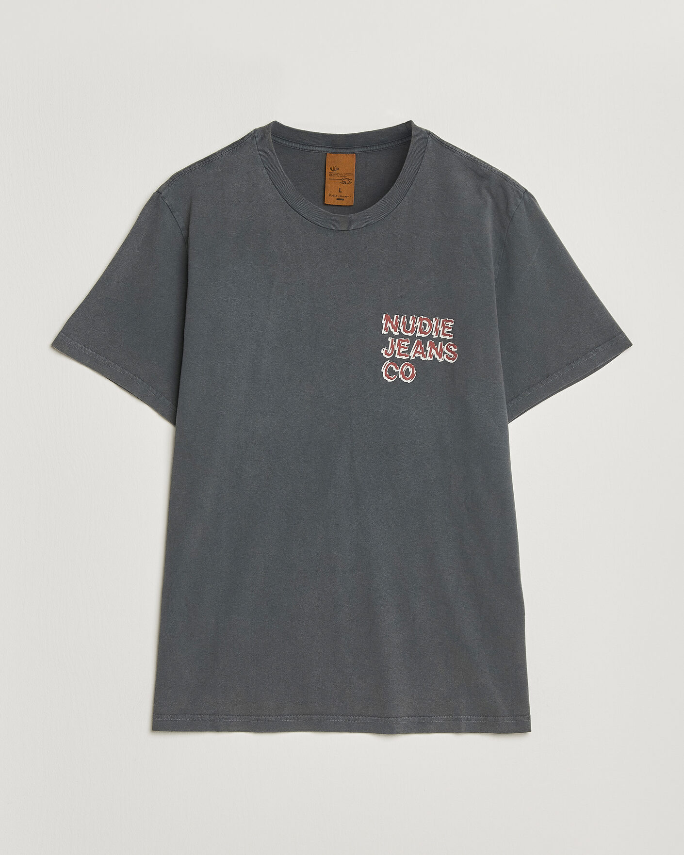 Mies | T-paidat | Nudie Jeans | Roy Life Tracks T-Shirt Antracite